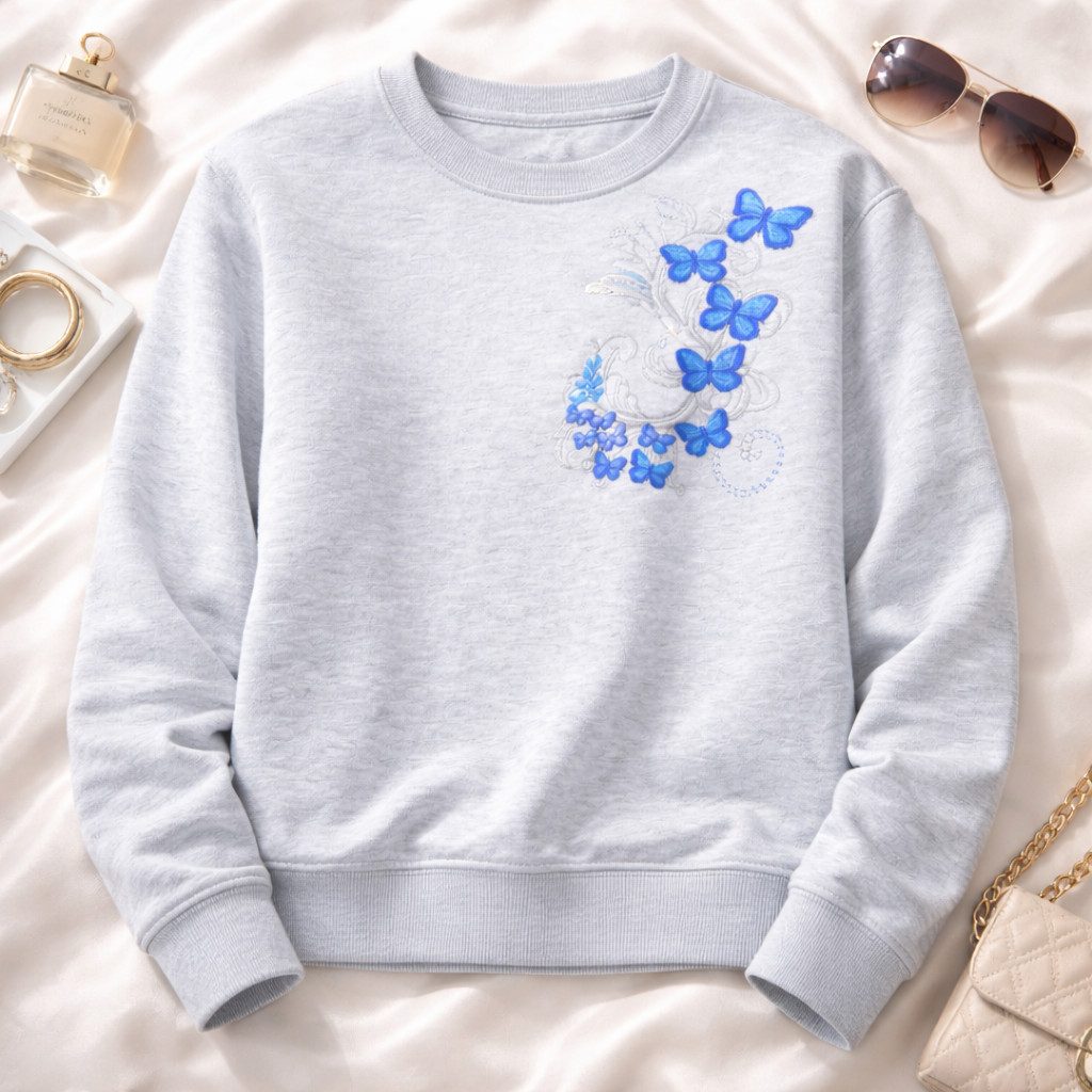 NexGenOutfits Fleecepullover Damen Cozy Comfort Fleece Hoodie Baumwolle Sweatjacke