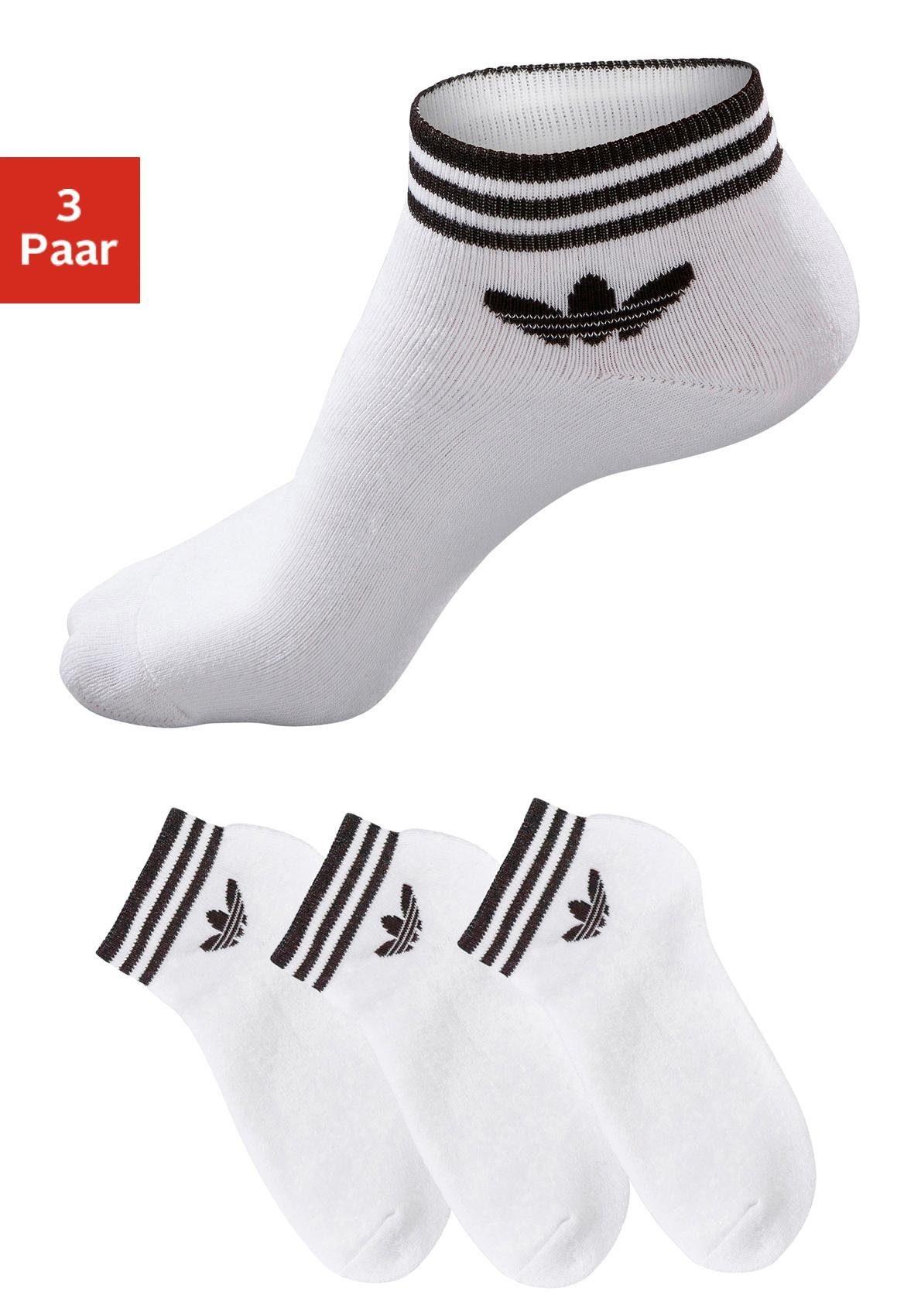 Gebakjes optellen prototype adidas Originals Socken TREFOIL ANKLE, 3 PAAR (3-Paar) mit Frottee