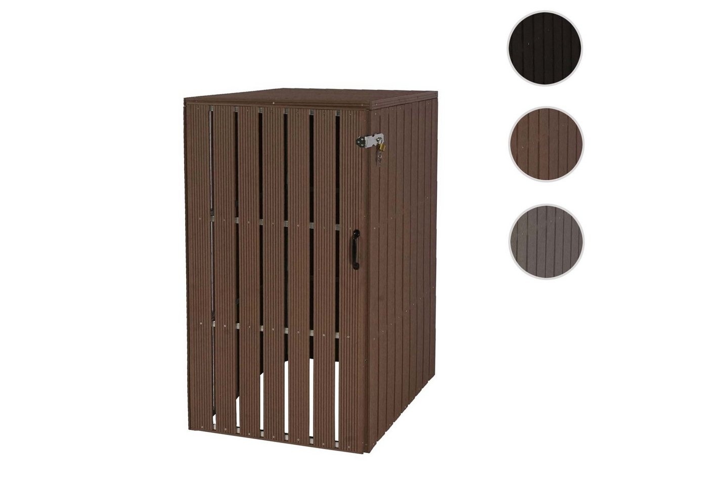 Thumbnail - MCW Mülltonnenbox MCW-J28-1-2 (1 St), Erweiterbar, Abschließbar, Luftzirkulation durch Belüftungsschlitze