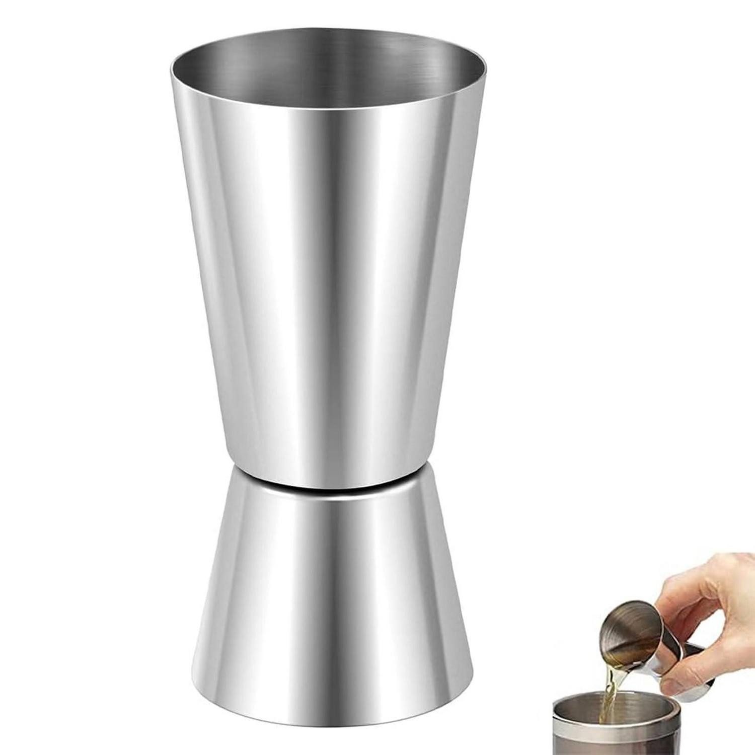LuxusKollektion Barmaß Cocktail Messbecher 2/4cl Edelstahl