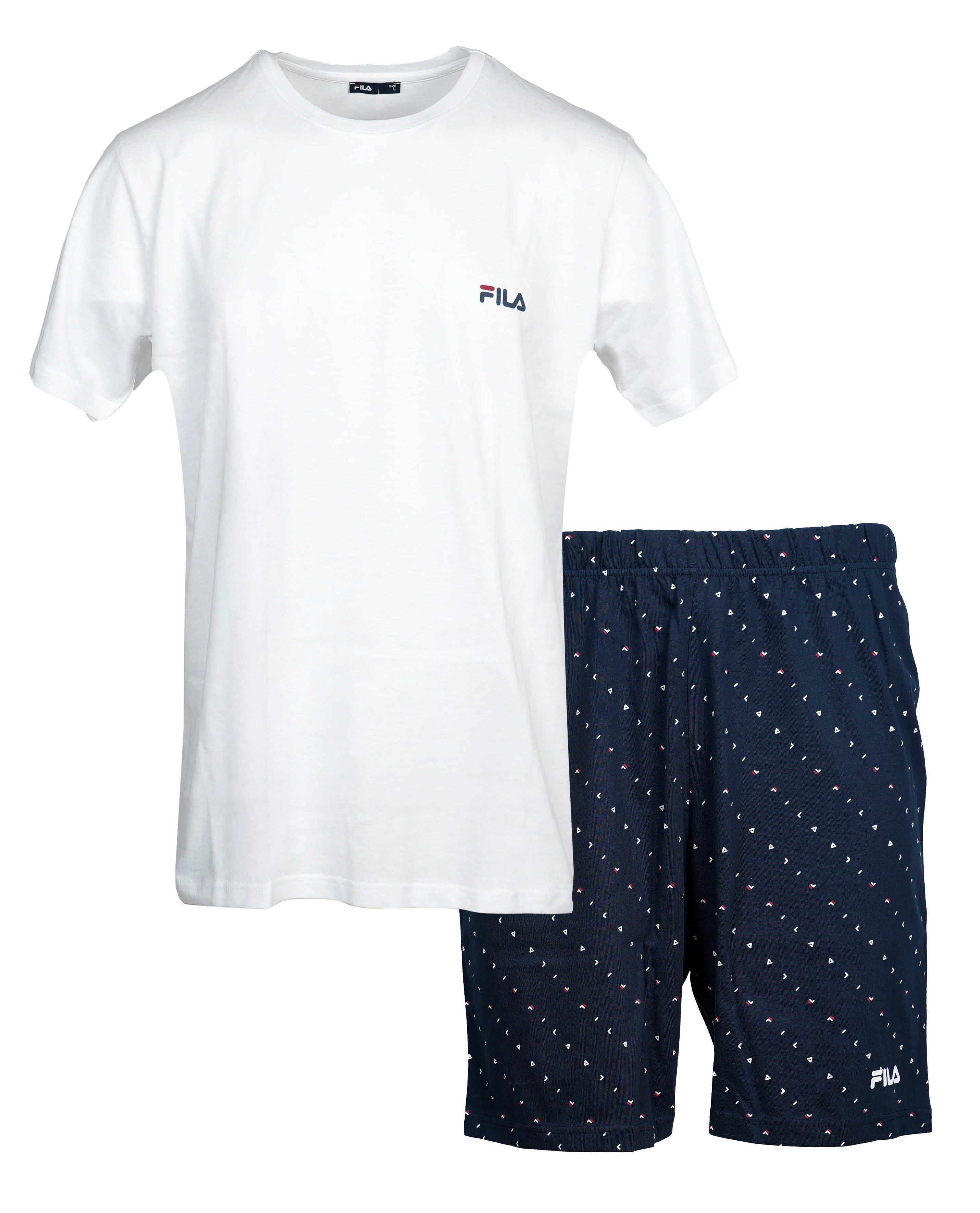 Fila Shorty MAN JERSEY PYJAMAS (2 tlg) Hose gepunktet mit Gummizug, Shirt m günstig online kaufen