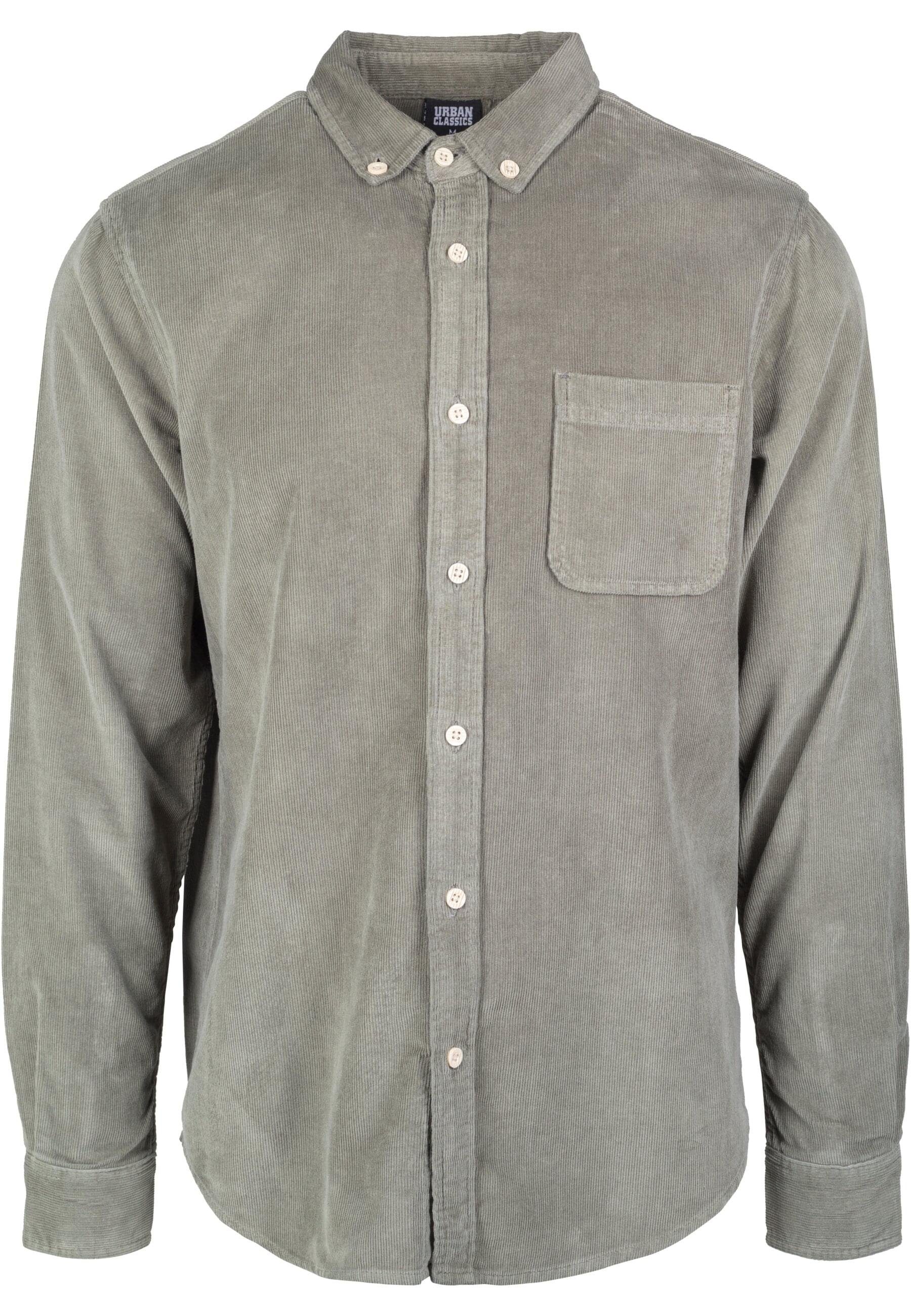 olive Corduroy CLASSICS Herren URBAN (1-tlg) Shirt Langarmhemd