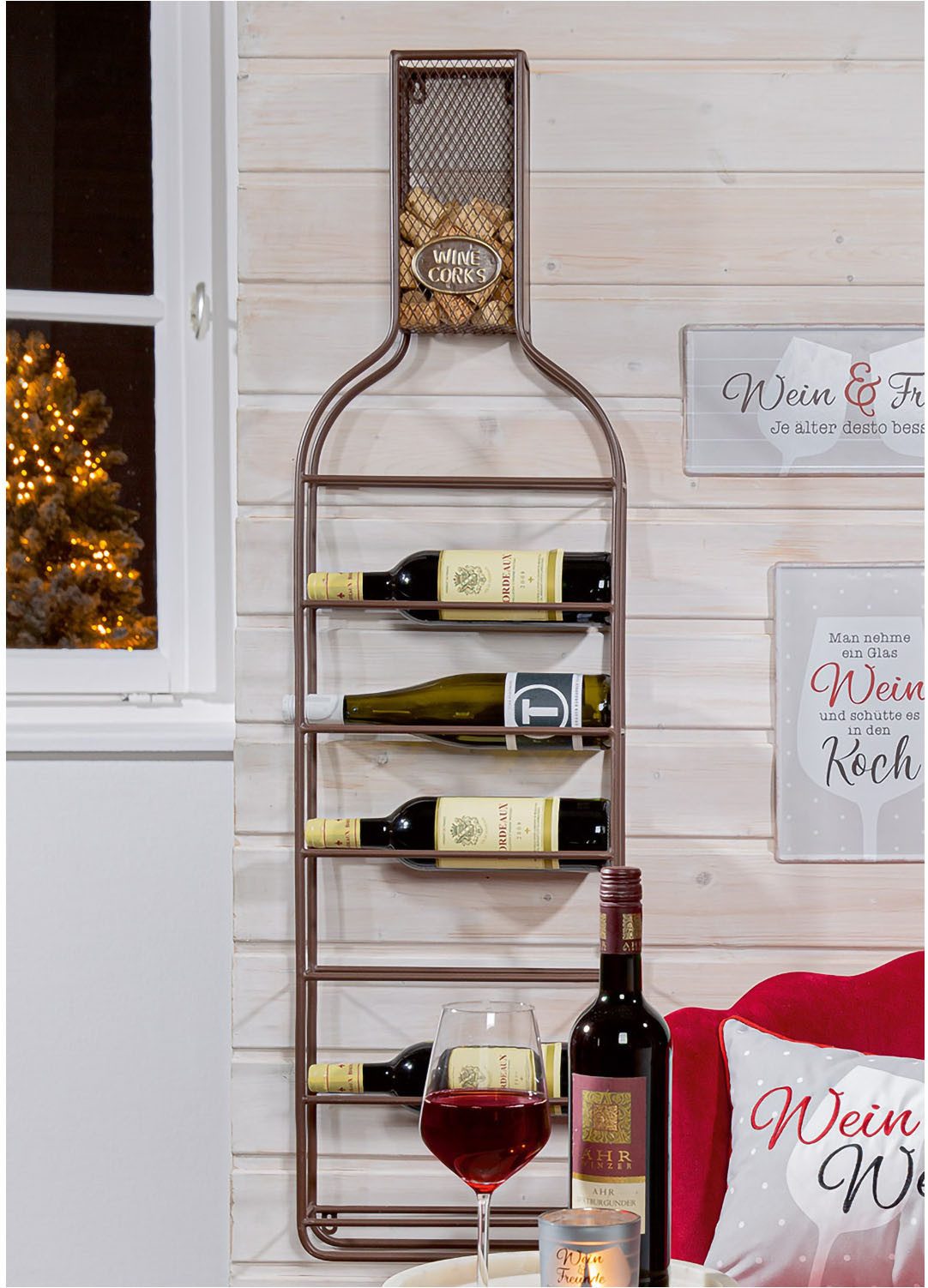 GILDE Weinregal Weinregal Flasche Cork