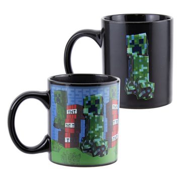 Paladone Tasse Minecraft Creeper Explosion Kaffeebecher mit Wärmeeffekt