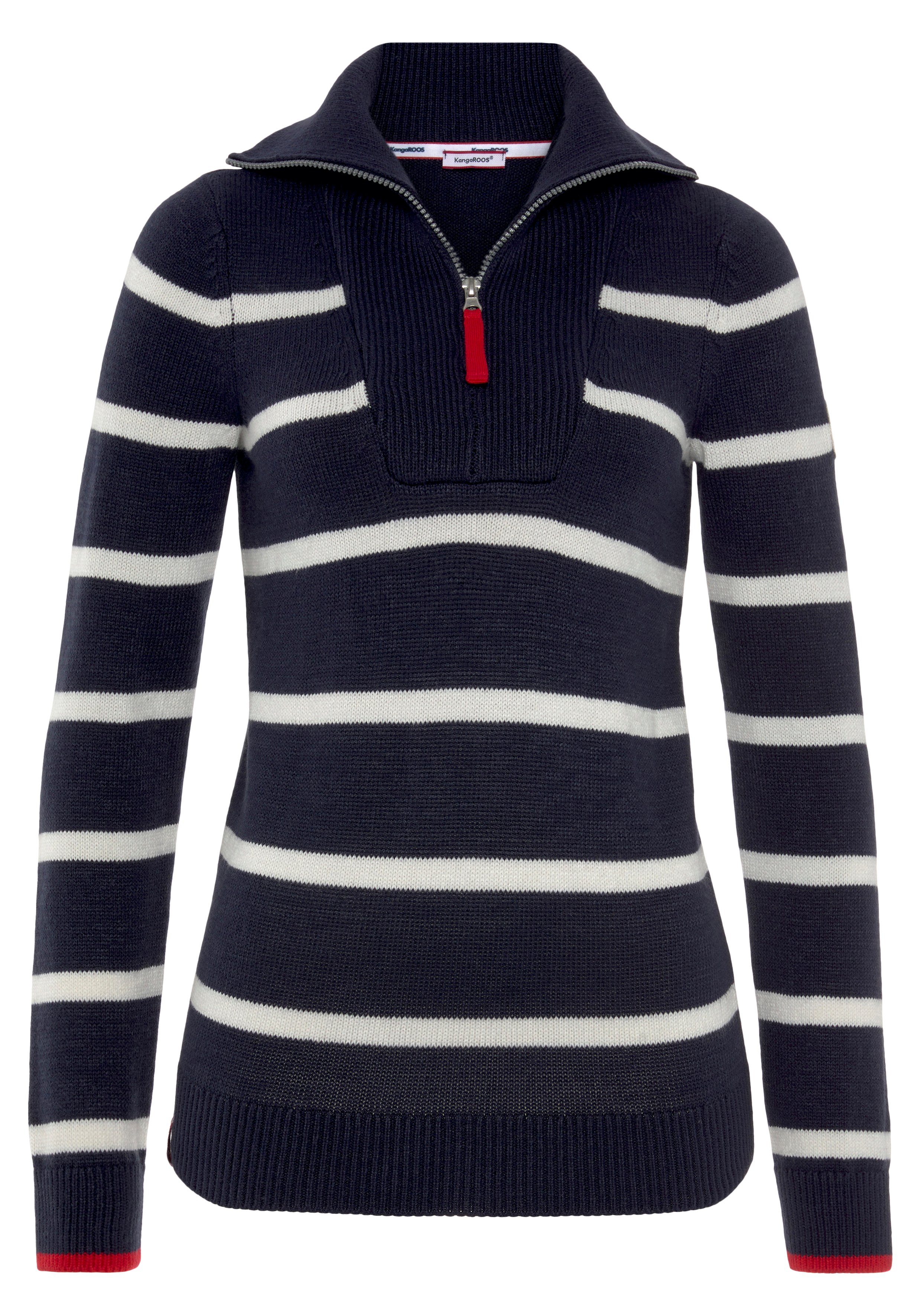 KangaROOS Troyer mit Reißverschluss im klassischen Streifen-Design. € 40,99, (€ 40,99 pro 1 Stk).