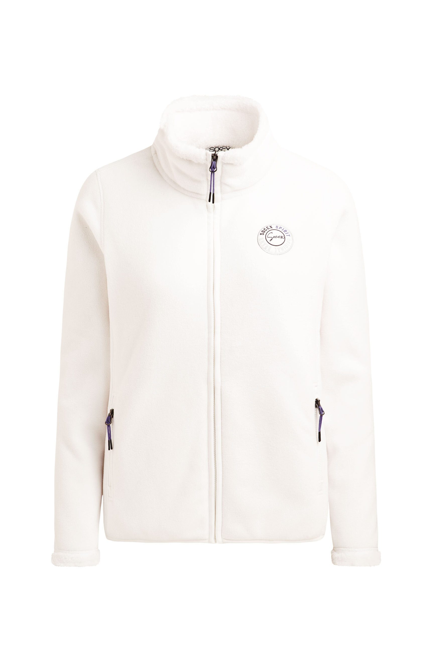 SOCCX Outdoorjacke mit elastischem Saumabschluss günstig online kaufen