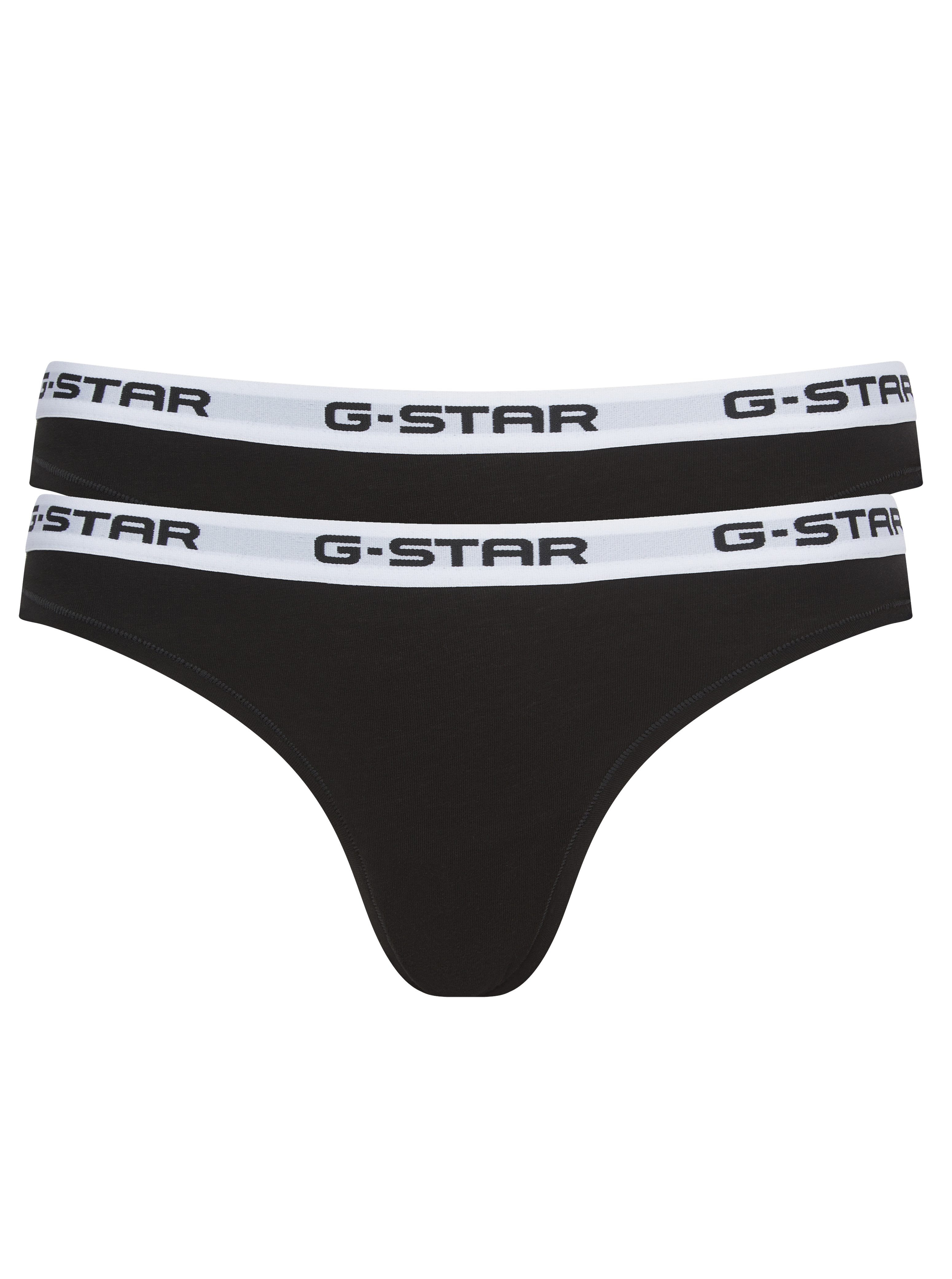 G-STAR Tanga OBSIDIAN, 2 PACK THONGS (Packung, 2-St) mit Logobund günstig online kaufen