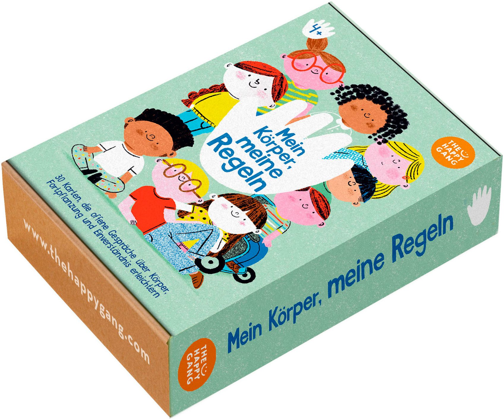 THE HAPPY GANG Spiel Mutmachkarten Mein Körper, Meine Regeln, Familienspiel