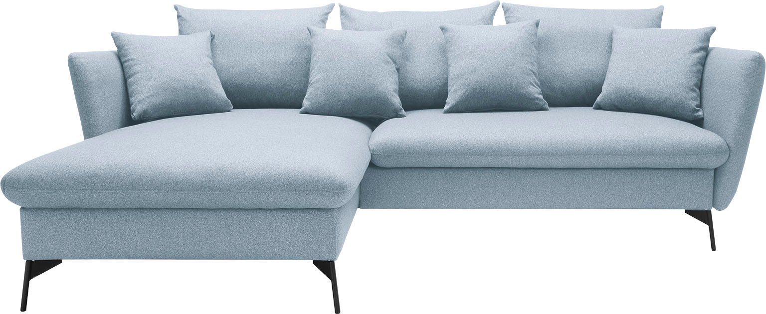 andas Ecksofa LIVORNO,258 cm, L-Form, Schlaffunktion günstig online kaufen