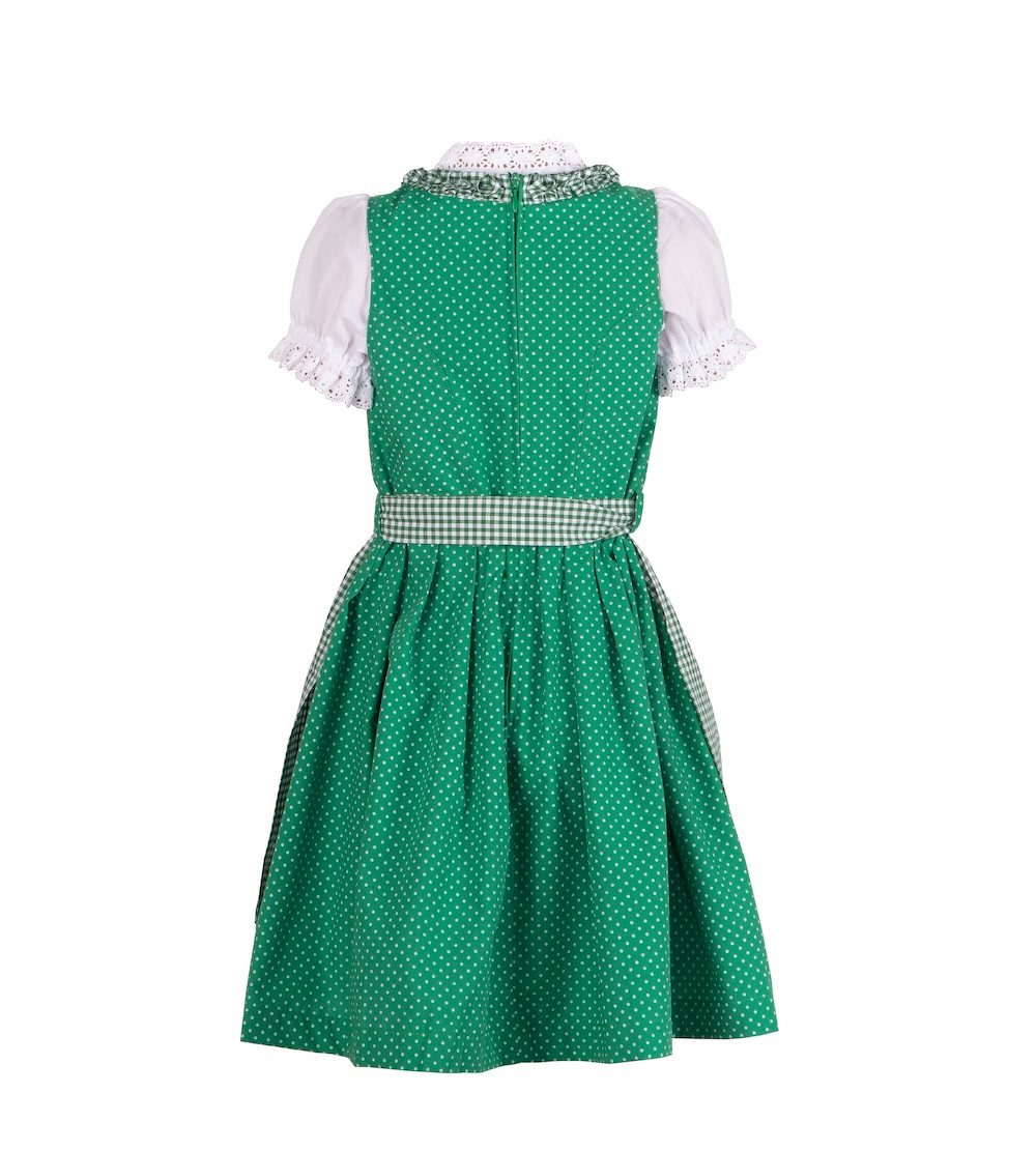 Ramona Lippert Dirndl Kinderdirndl Nele grün 3-teiliges Trachtenkleid Mädchen