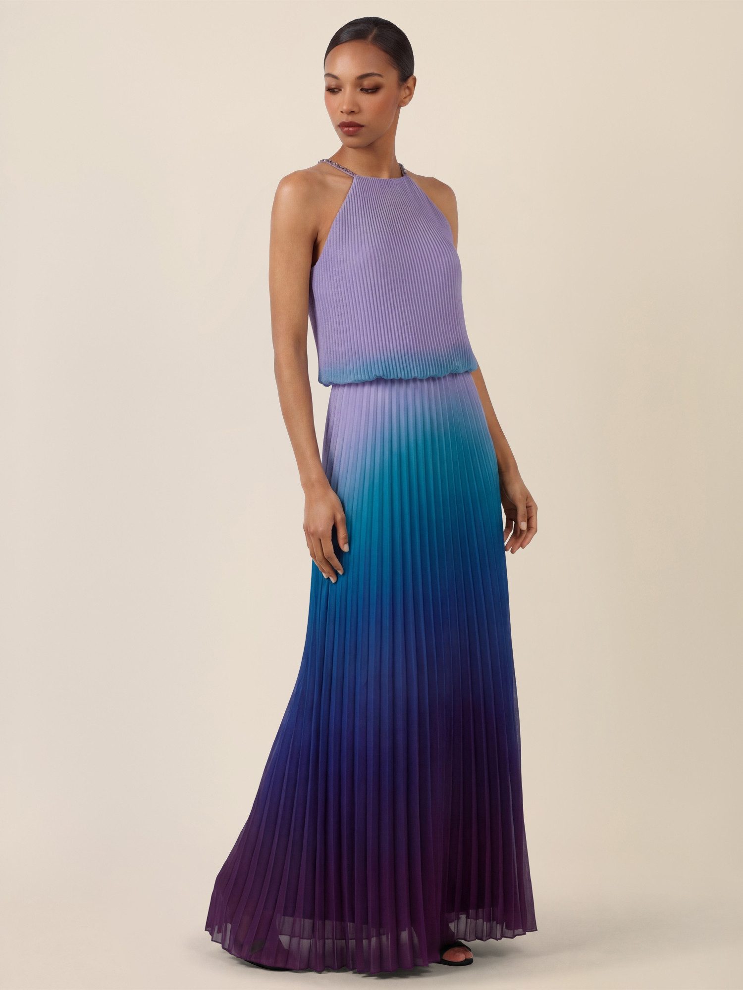 Apart Chiffonkleid mit Farbverlauf günstig online kaufen