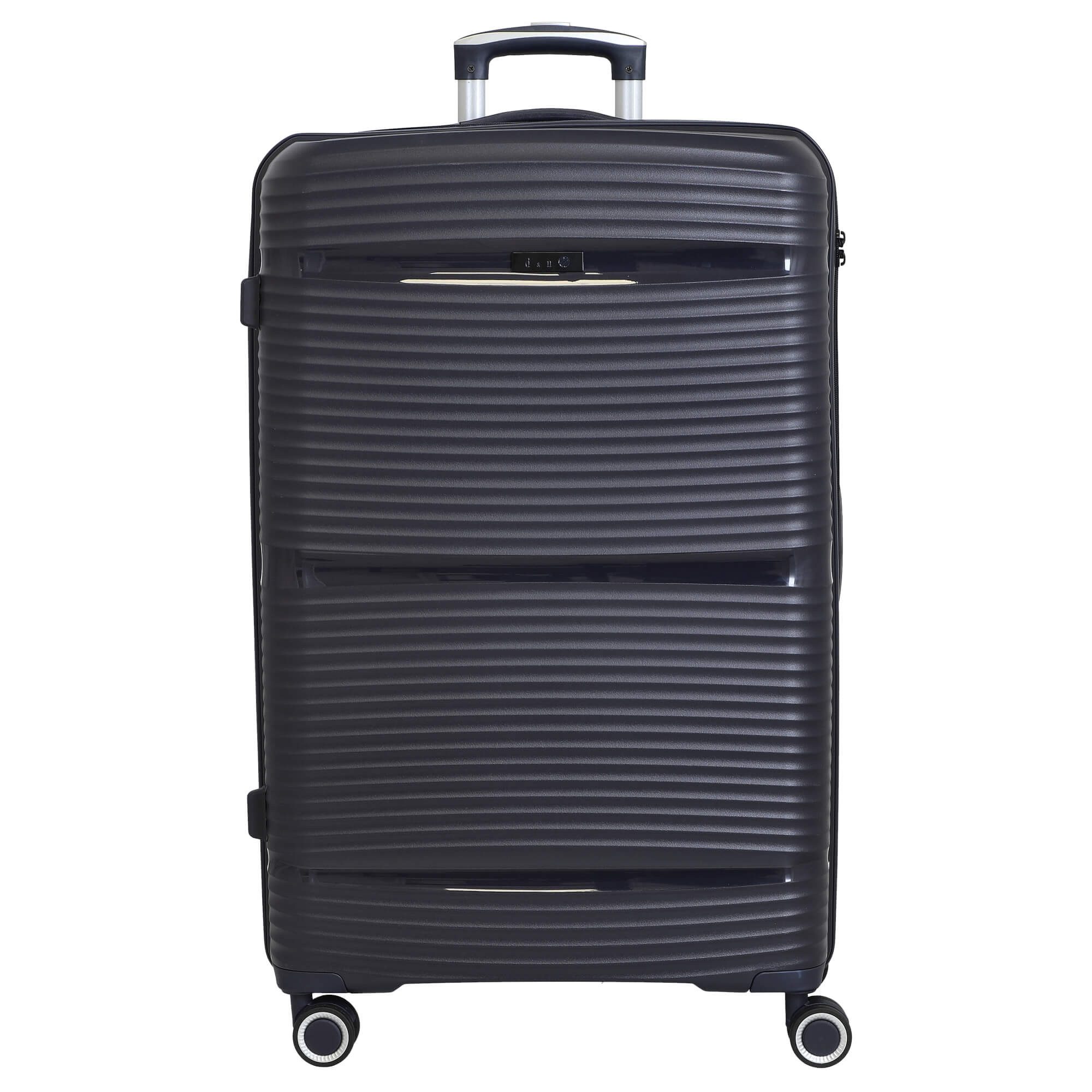 D&N Koffer Travel Line 4200 - 4-Rollen-Trolley L 77 cm (darkblue), 4 Rollen Rollen