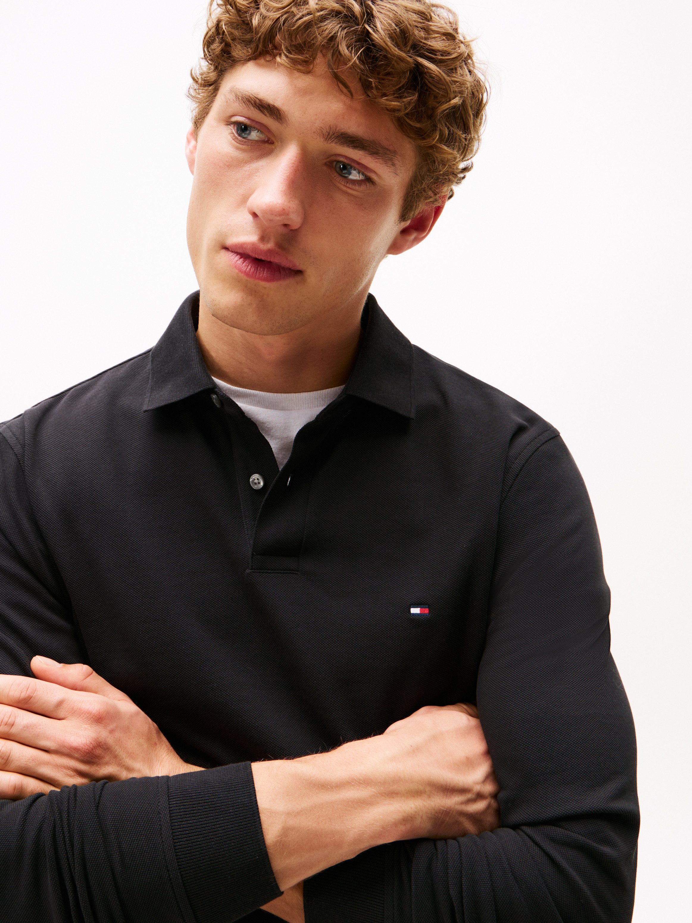 Tommy Hilfiger Langarm-Poloshirt 1985 REGULAR LS POLO günstig online kaufen