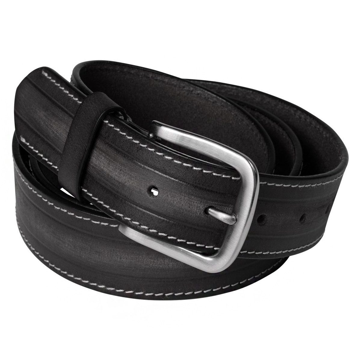 Ledergürtel North56Denim Ledergürtel Überlänge schwarz