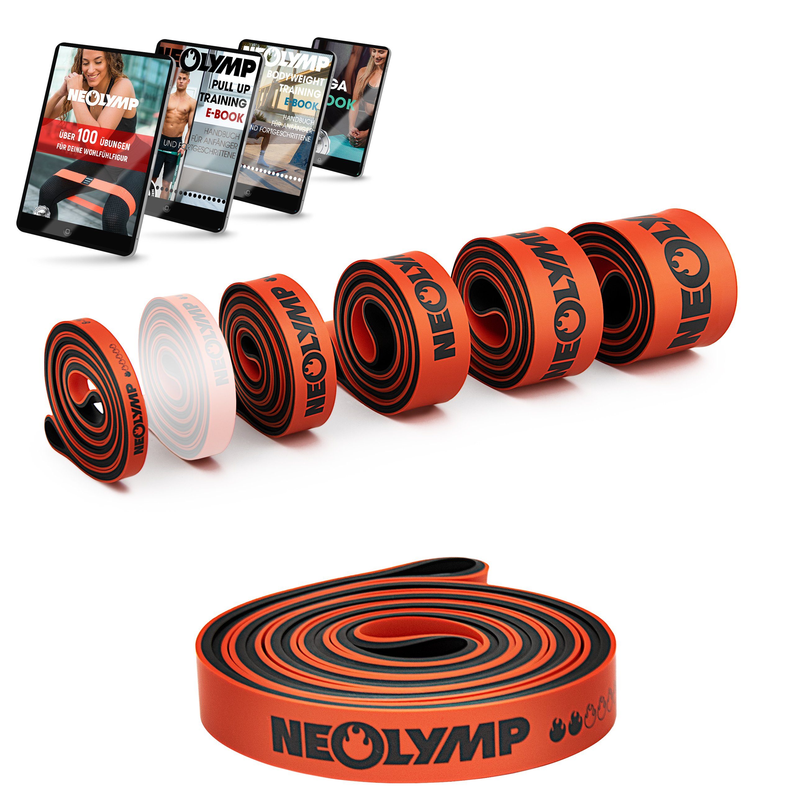 Trainingsbänder Resistance Bands - Gym Zubehör für Ganzkörpertraining - Klimmzug Band
