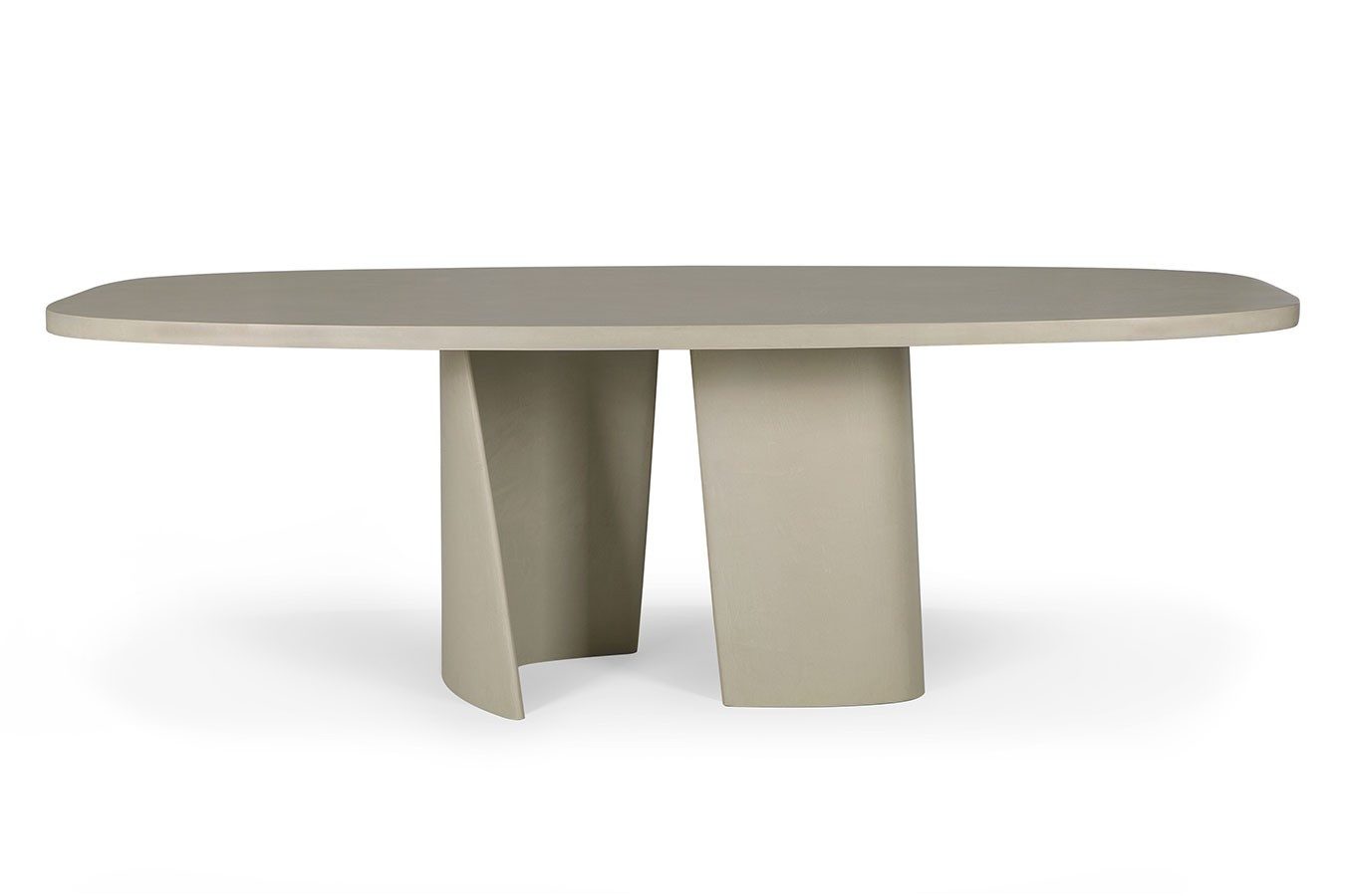 Ethnicraft Küchentisch Betontisch Canyon hellgrau 230*115 cm