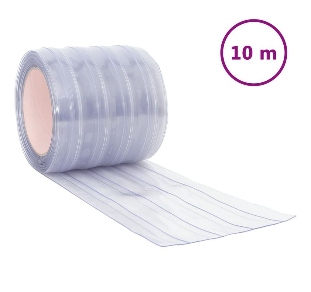 Thumbnail - vidaXL Insektenschutz-Vorhang Türvorhang Transparent 200x1,6 mm 10 m PVC Vorhang Fliegenvorhang