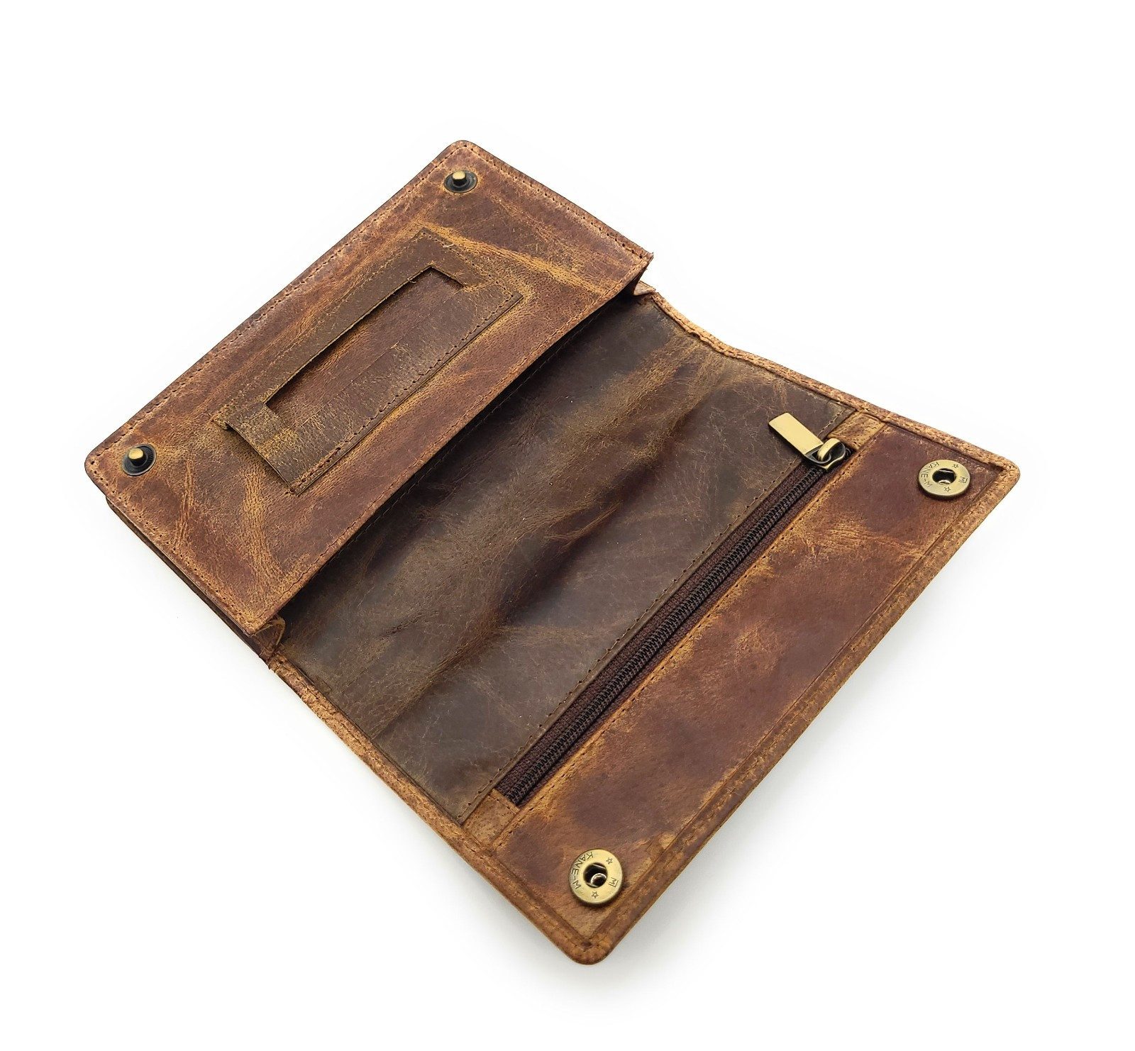 Lemasi Tabakbeutel echt Leder Tabaktasche Drehertasche Tabaketui, Komfortgr günstig online kaufen