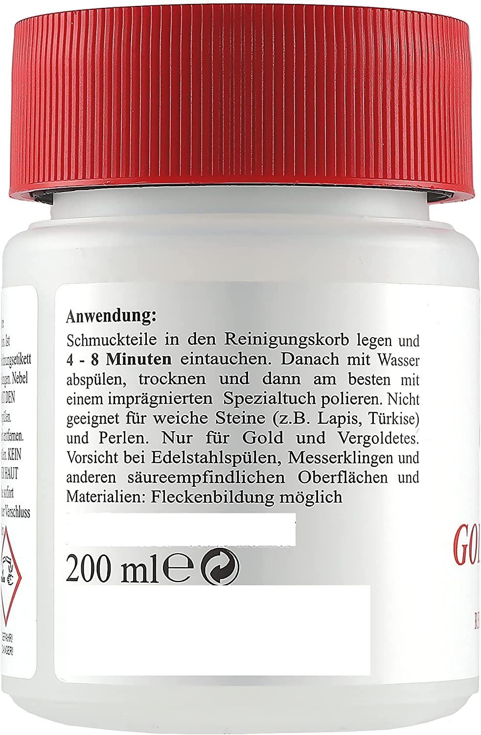 SILUX Silberbad für Silberschmuck 200 ml Made in Germany Schmuckreiniger