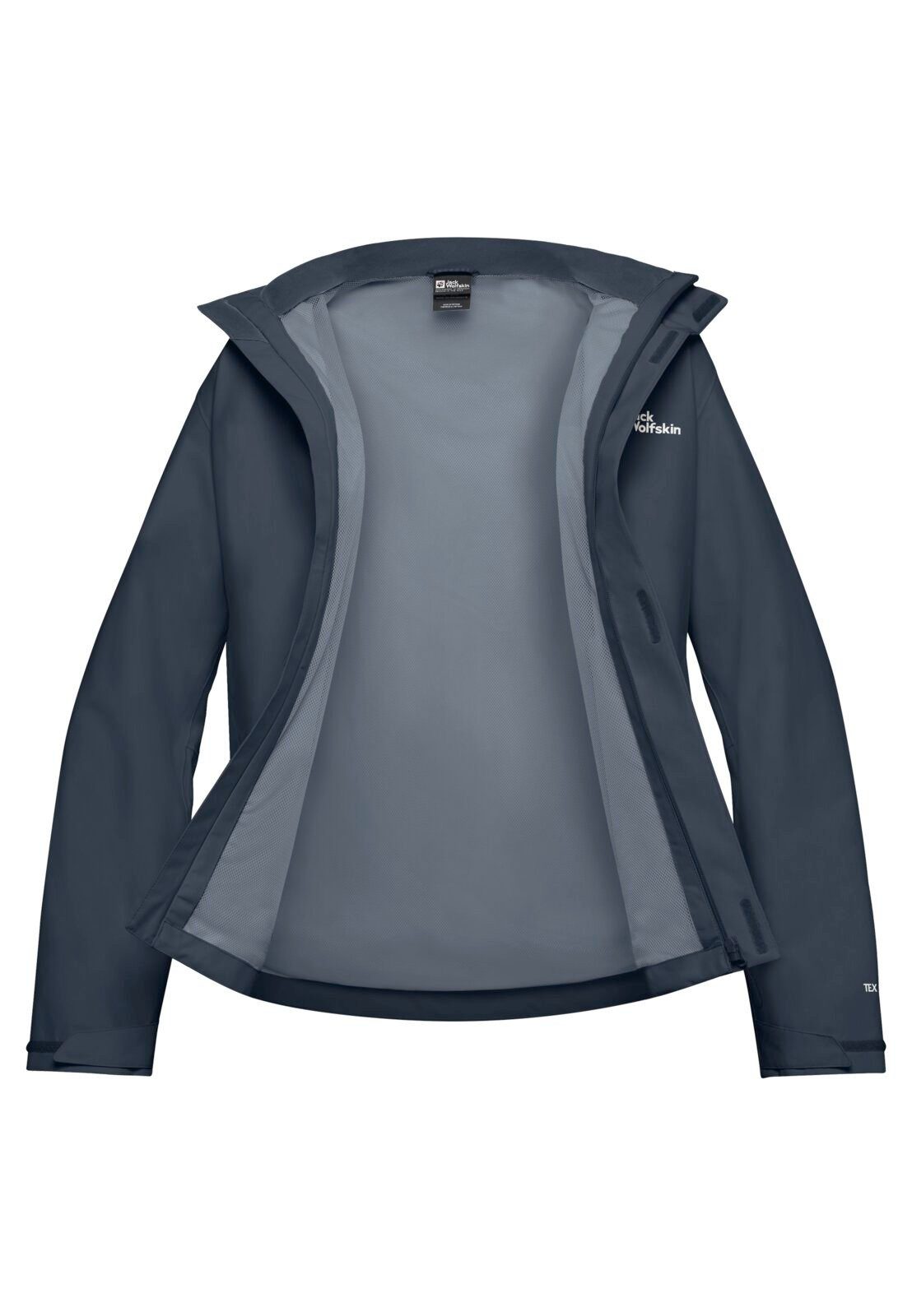 Jack Wolfskin Regenjacke Trailtime 2-Lagen (wasserdicht, atmungsaktiv) dunk günstig online kaufen