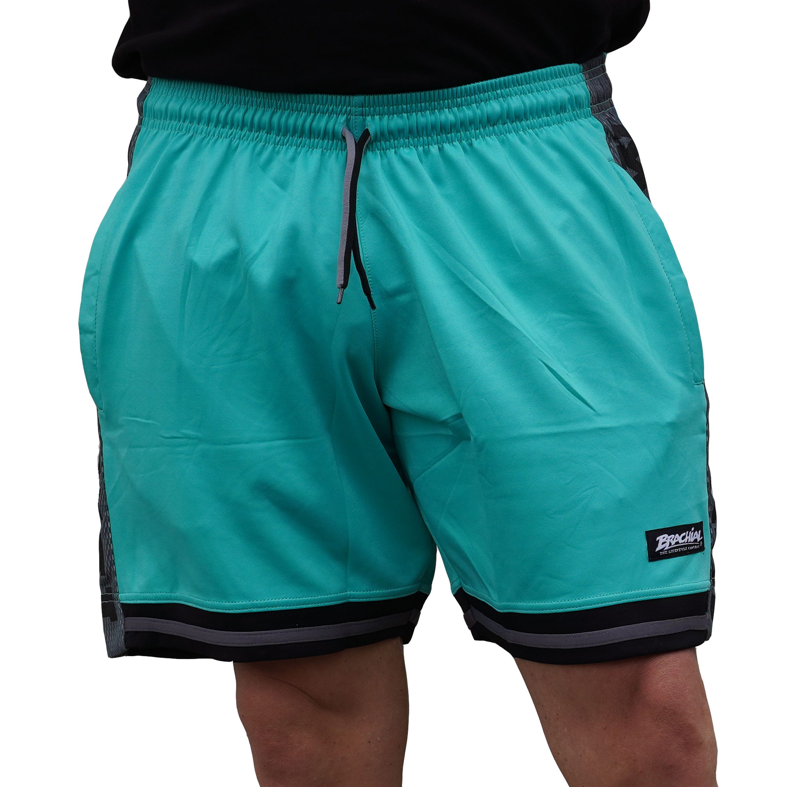 BRACHIAL THE LIFESTYLE COMPANY Trainingsshorts Brachial Short "Colors" grün günstig online kaufen
