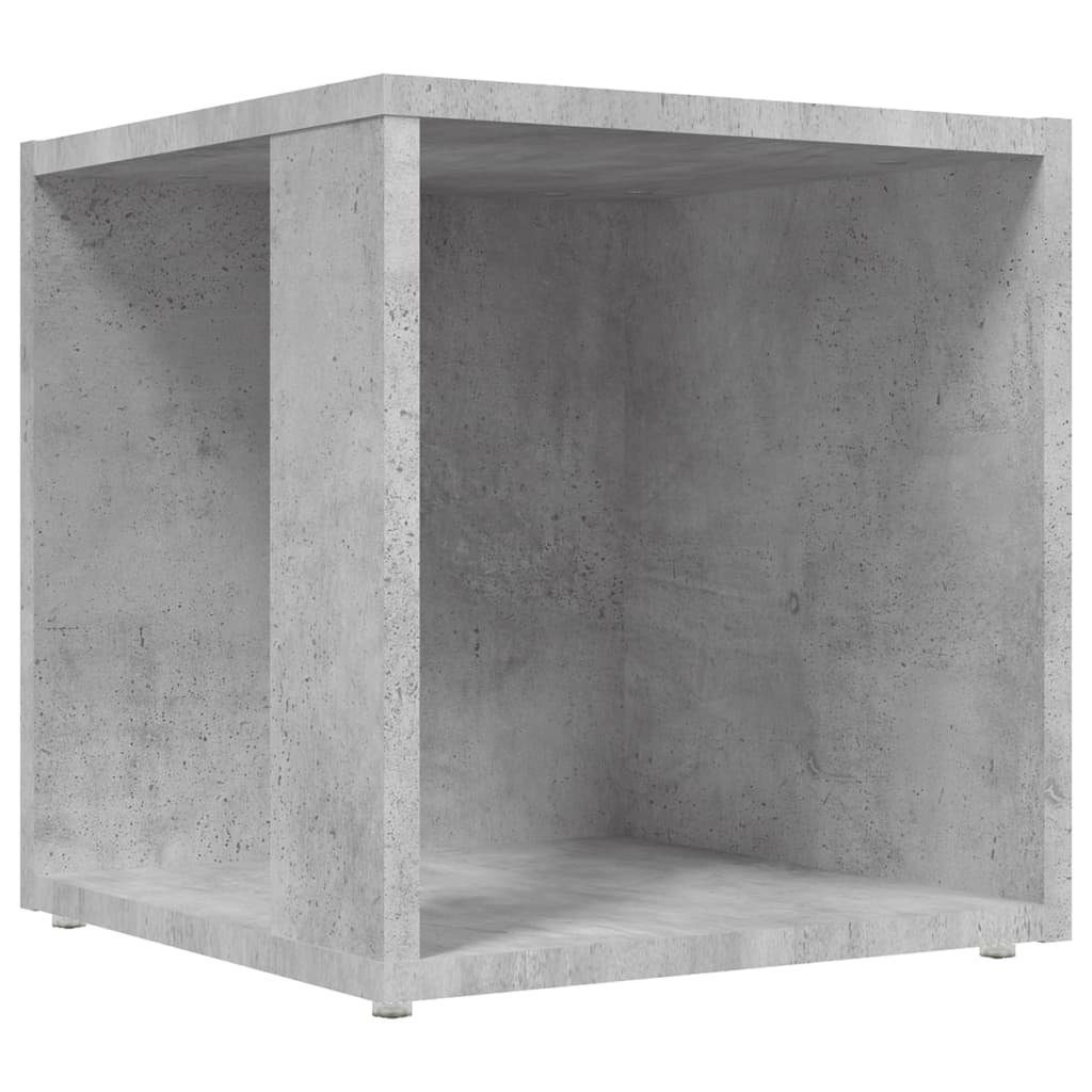 furnicato Beistellschrank Beistelltisch Betongrau 33x33x34,5 cm Holzwerkstoff (1-St)