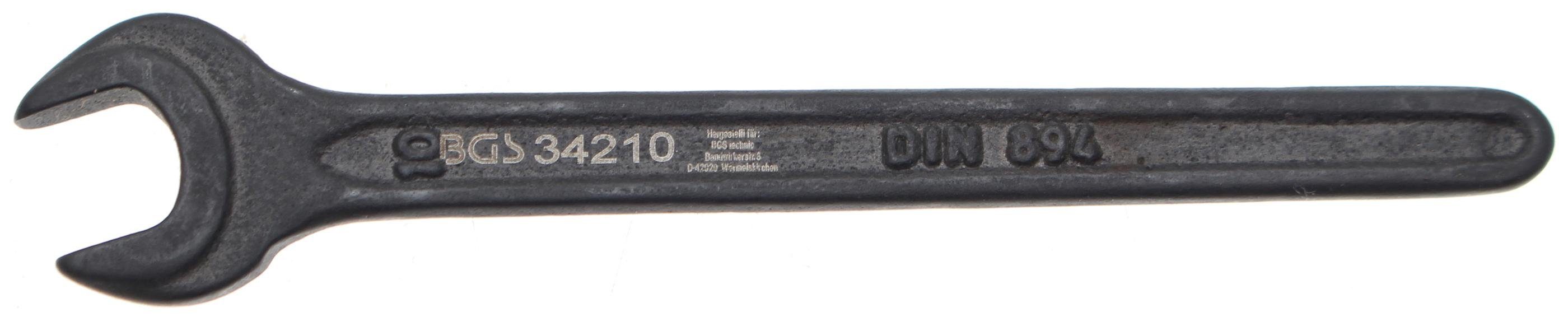 BGS technic Maulschlüssel Einmaulschlüssel, DIN 894, SW 10 mm