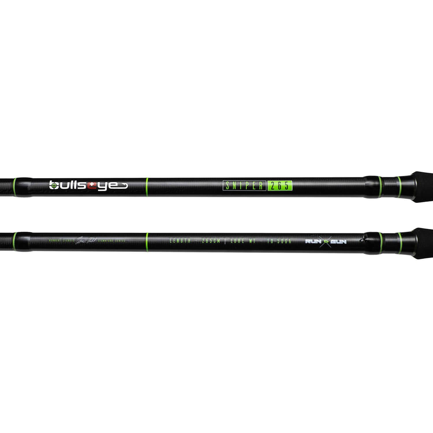 Bullseye Fishing Spinnrute Bullseye Run and Gun Sniper Spinnrute 2,65m 10-50g, (2-tlg)
