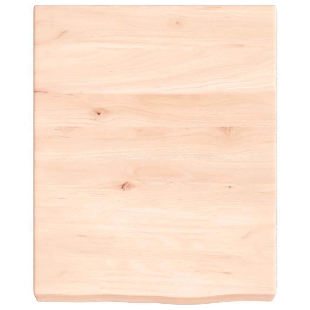 Wandregal Unbehandelt Eiche 40x50x(2-6) furnicato cm Massivholz