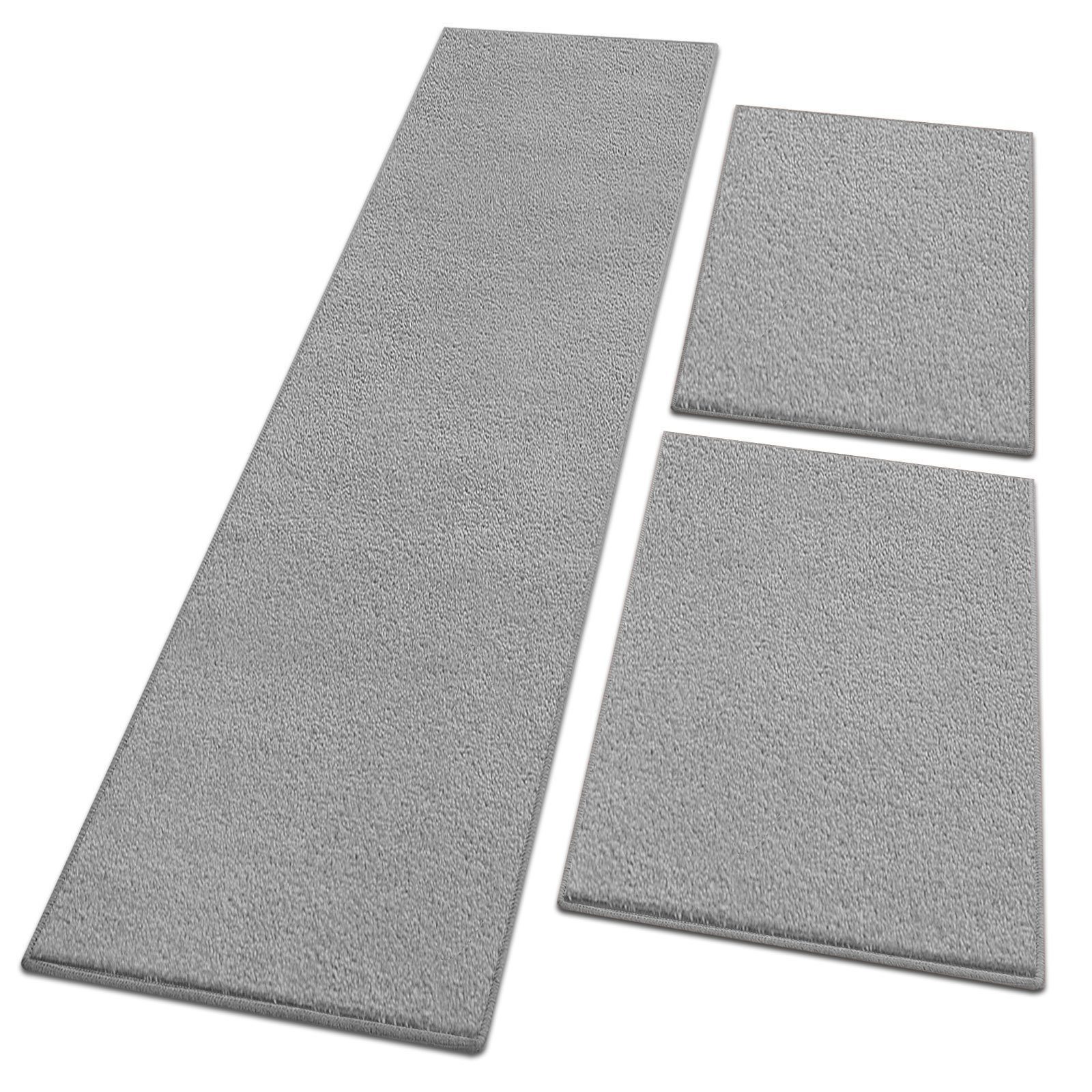 Floordirekt Hochflor-Bettumrandung Dynasty Silbergrau, 3 Größen, Teppichläu günstig online kaufen