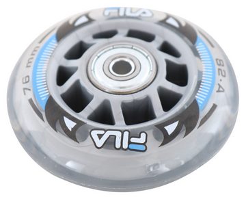 Fila Inlineskates-Rolle FILA WHEELS 76mm/82a 8er Pack Rollenset clear inkl. ABEC5 + 6mm Spacer