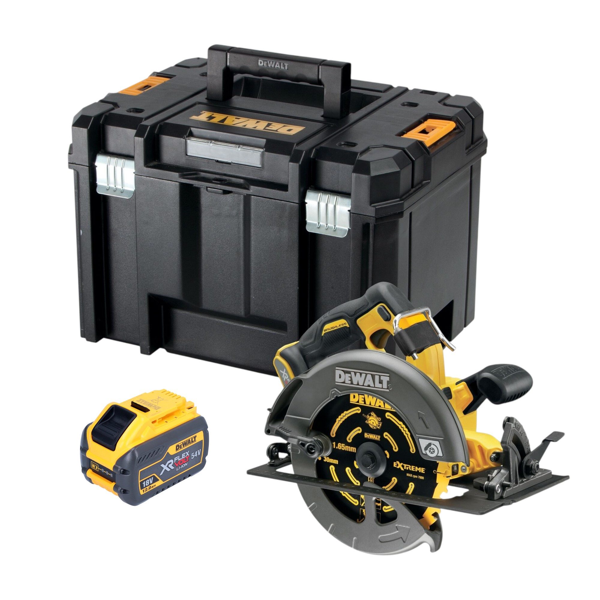 DeWalt Akku-Handkreissäge DCS 578 NT Akku Kreissäge 54V XR FlexVolt 190 mm Brushless