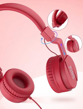 ONTA Faltbarer Leichte für Kinder On Ear Audio Kinder-Kopfhörer (Modisches Accessoire in stilvollen Farben, passend zu jedem Outfit., mit erstklassiger Klangqualität und individuellem Komfort)