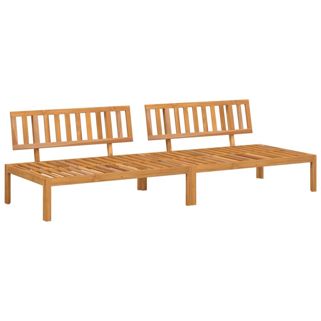 vidaXL Loungesofa Garten-Mittelsofas aus Paletten 2 günstig online kaufen