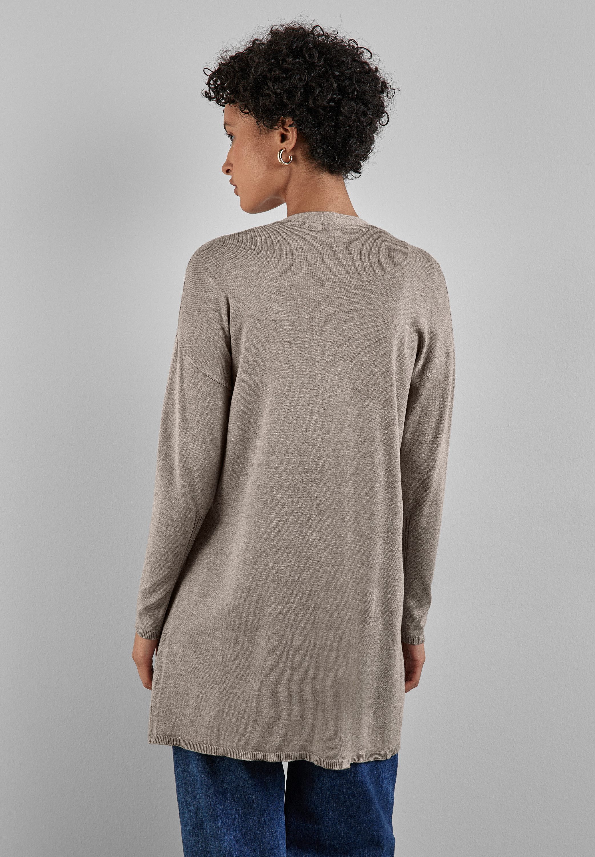 STREET ONE Strickjacke verschlusslos