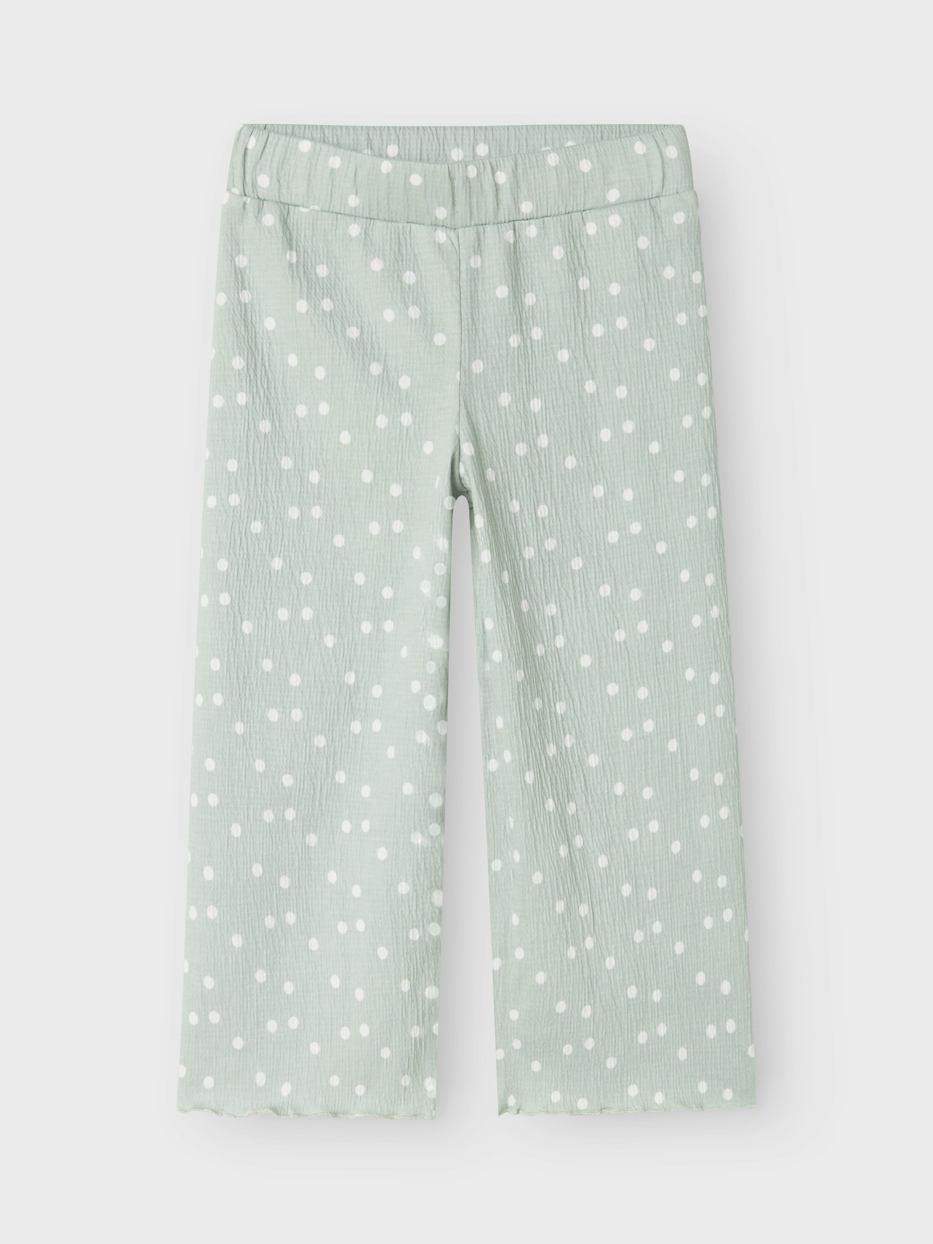 Name It Schlupfhose NMFJUDY WIDE PANT mit süßer Wellenkante am Bein