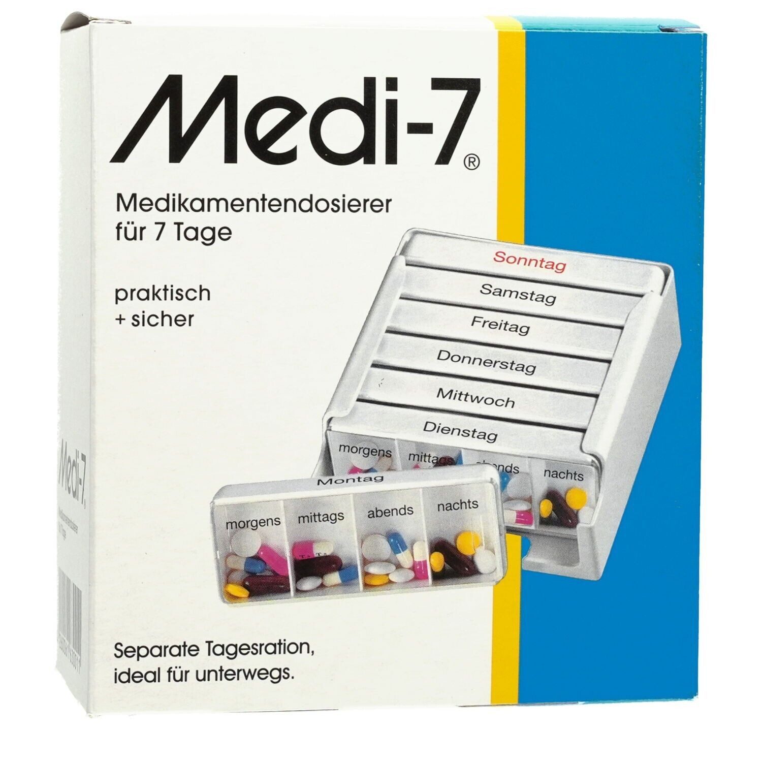Medi-7 Aufbewahrungsdose Medikamentendosierer
