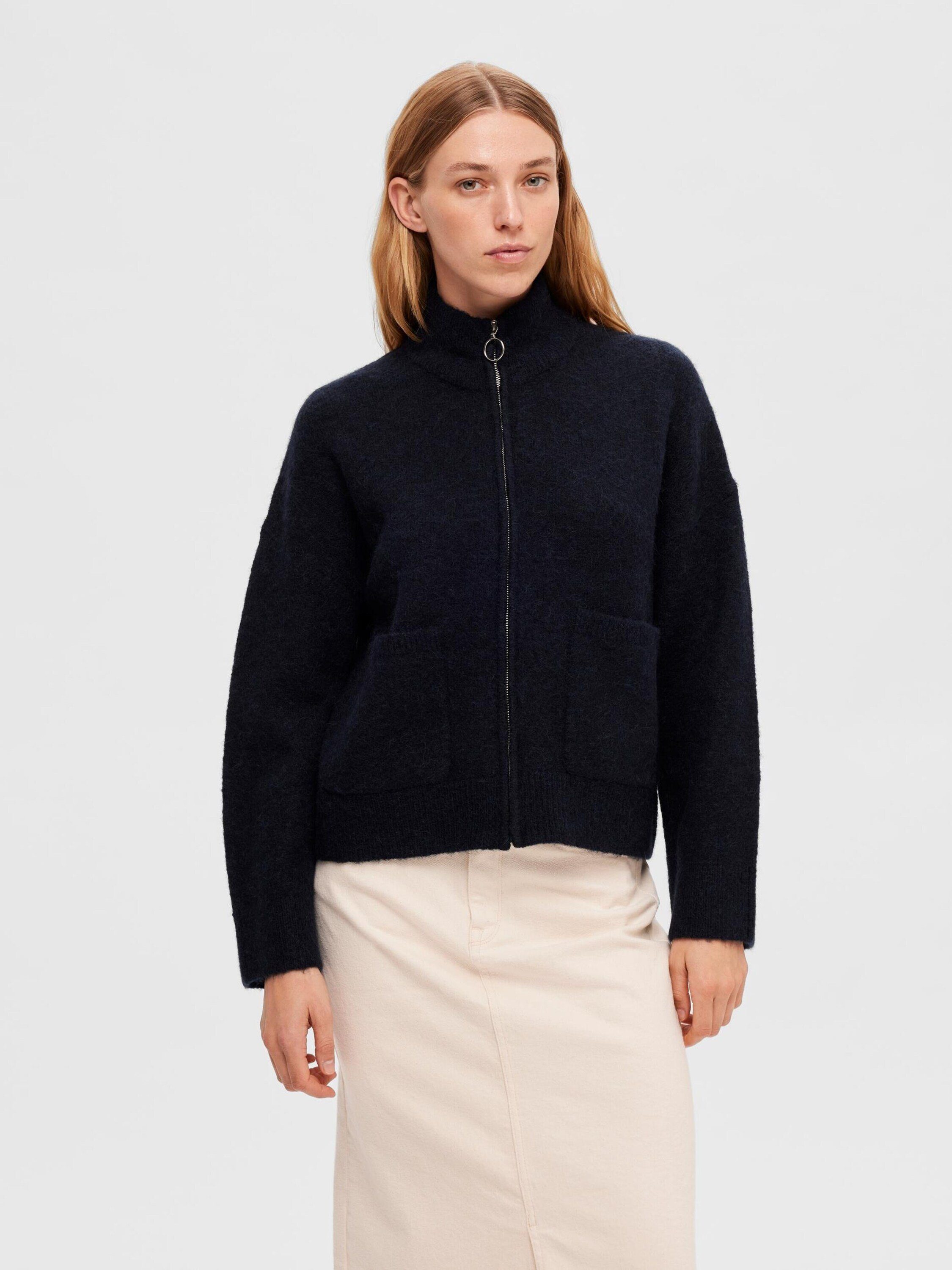 SELECTED FEMME Strickjacke SLFSIA RAS (1-tlg) günstig online kaufen