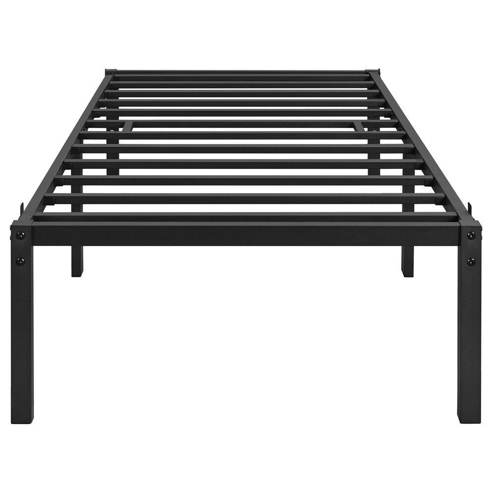 Yaheetech Metallbett 90×190/90×200/140×200/160×200/180×200 cm, Bettrahmen 36/41 cm H mit Lattenrost, Bettgestell aus Metall