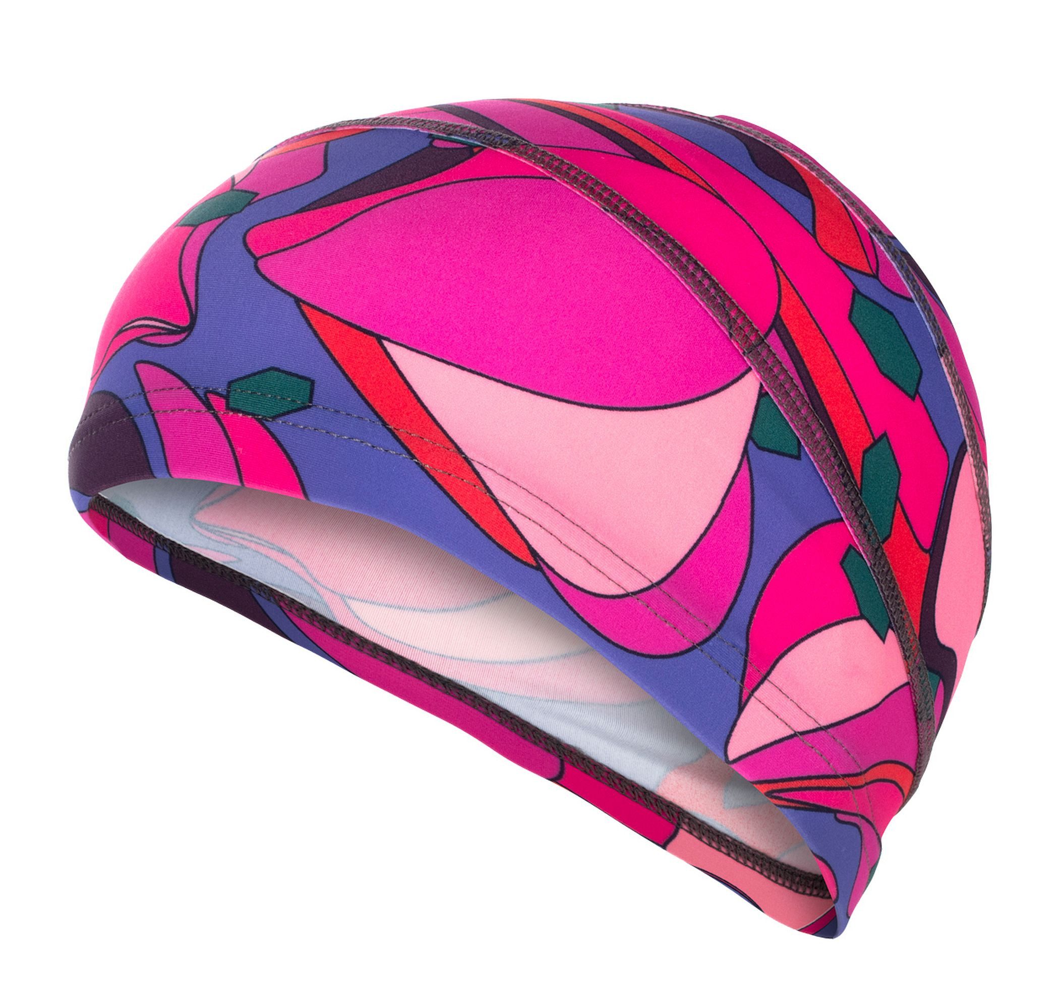 Fashy Badekappe Fashy - Badehaube Sportive Stoffbadehaube Bunt 3280-43 Badekappe Damen