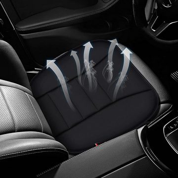 yozhiqu Sitzkissen Autositzkissen, Sitzkissen mit erhöhtem Komfort, rutschfestes, Memory-Schaum-Kissen mit doppeltem Verwendungszweck, 48,5 × 46,5 cm