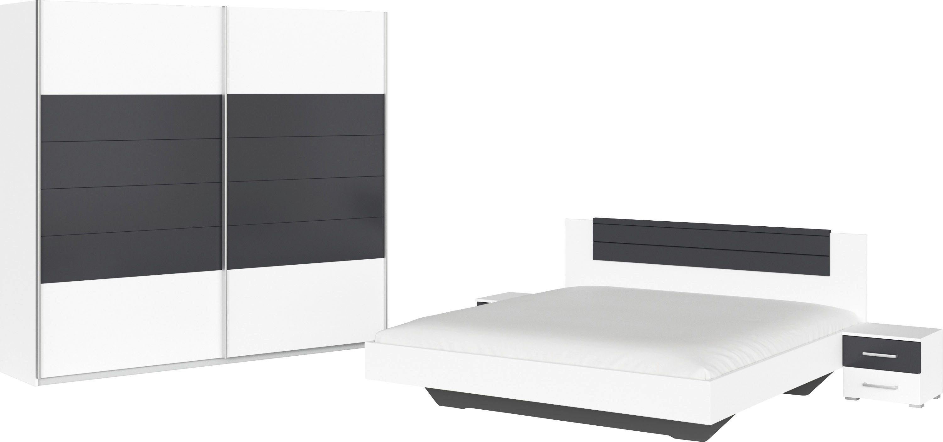 rauch Schlafzimmer-Set Komplettschlafzimmer Schlafzimmer BARCELONA mit günstig online kaufen