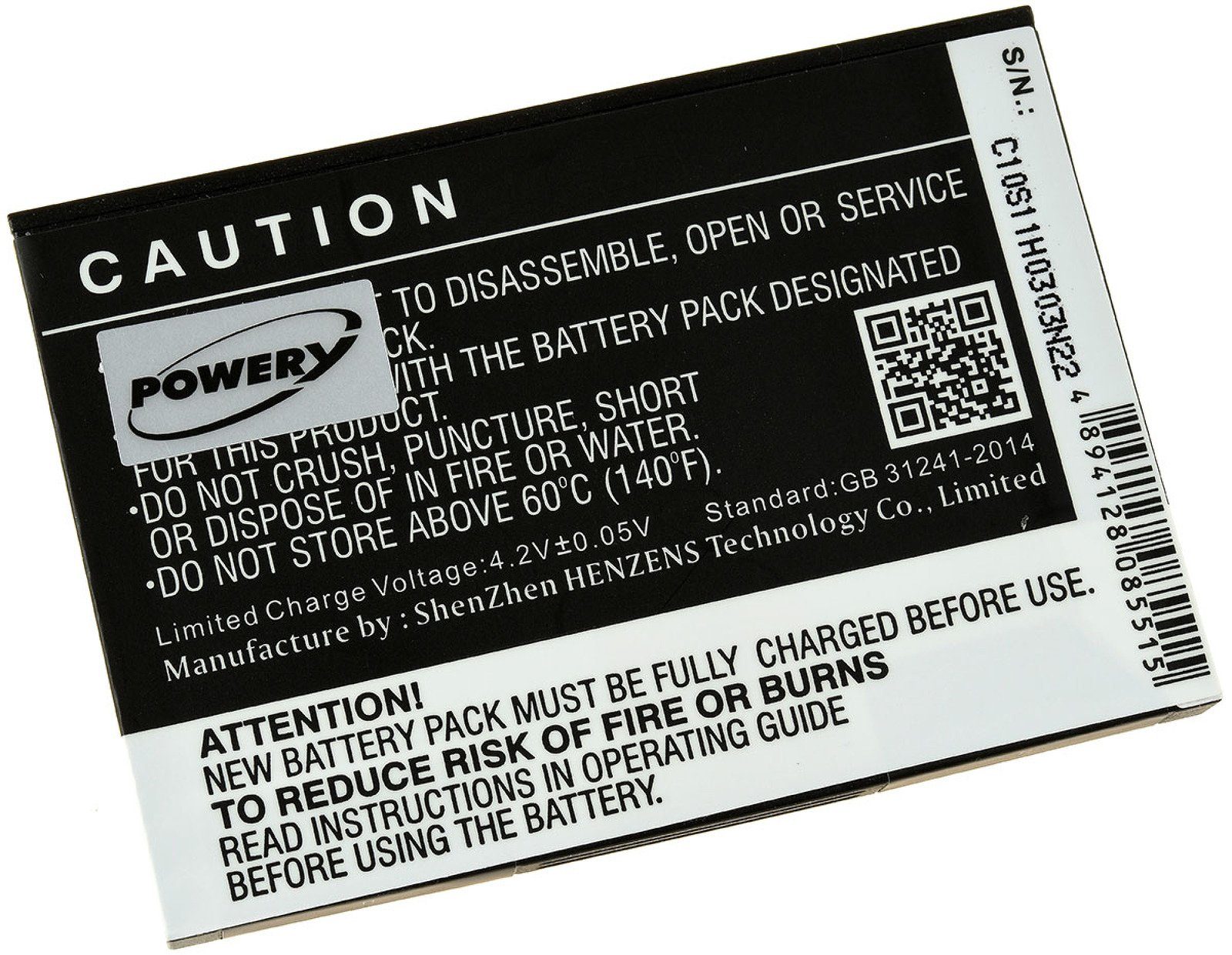 Powery Akku für Netgear Aircard 782s Akku 2500 mAh (3.7 V)