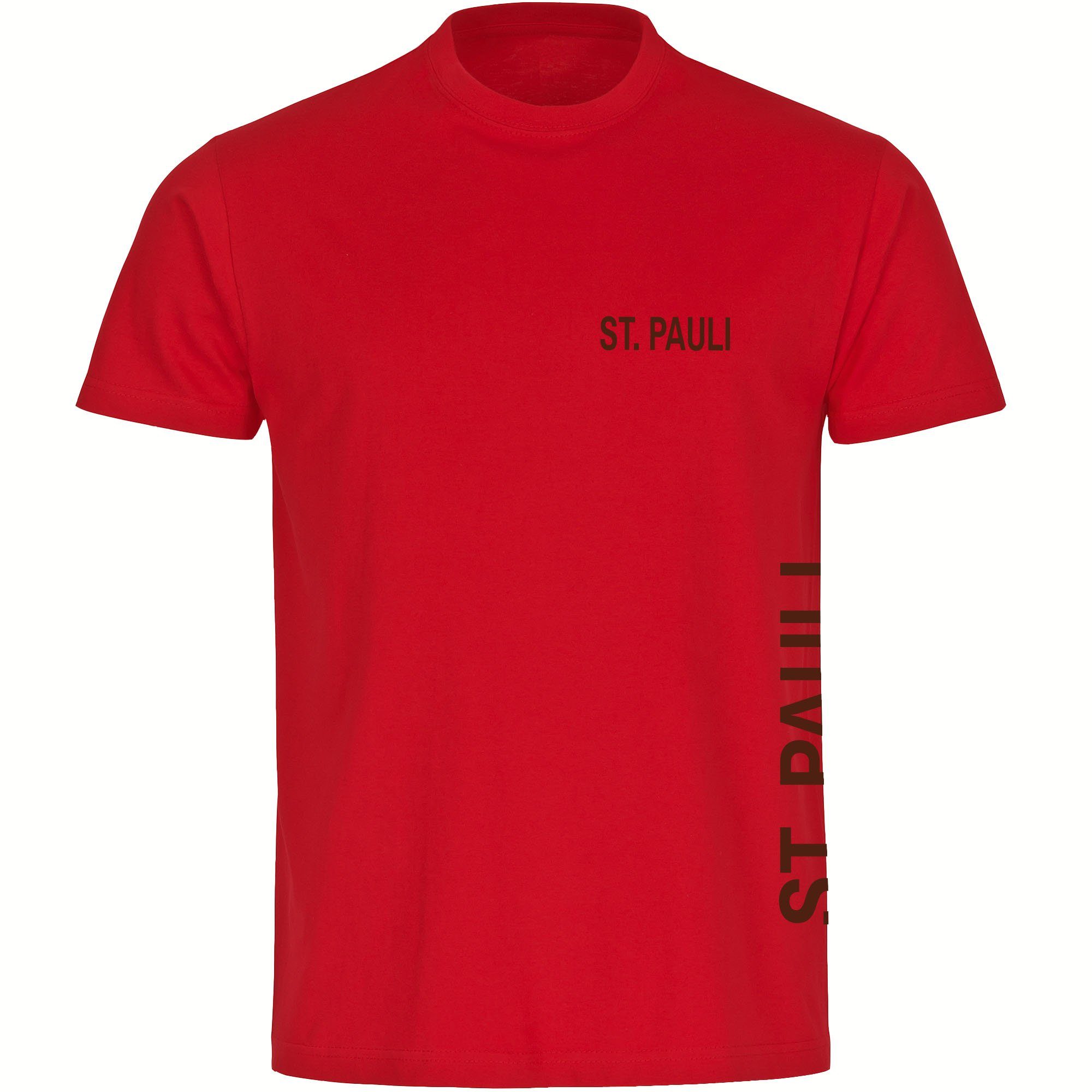 T-Shirt Herren St. Pauli - Brust & Seite - Männer