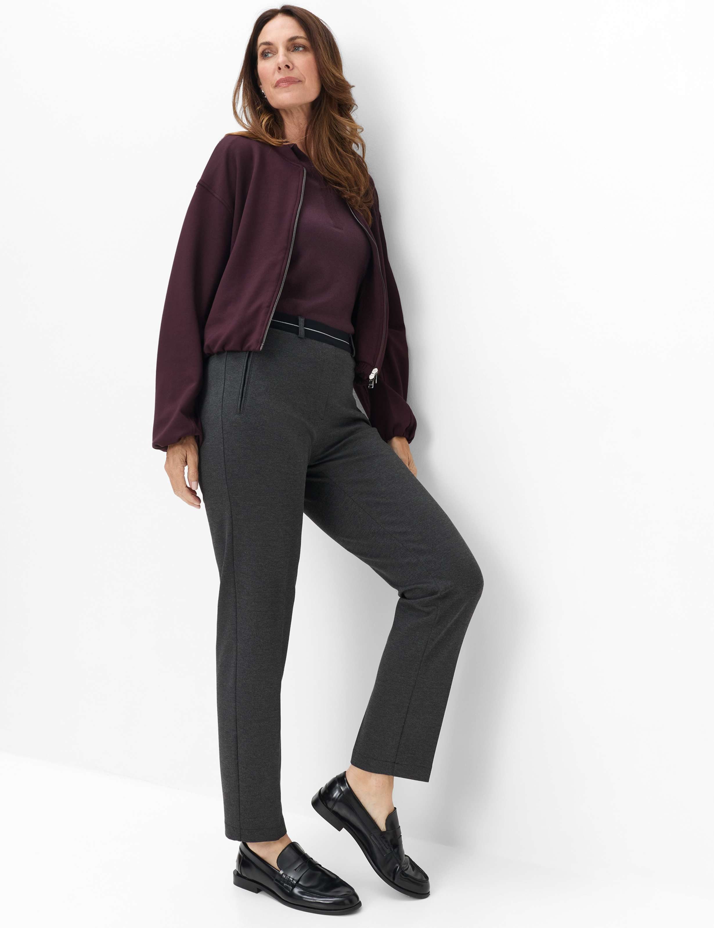RAPHAELA by BRAX Boyfriend-Hose Style CILLY Jersey: Schlupfhose im Comfort Plus Fit – Bild 2 von 5