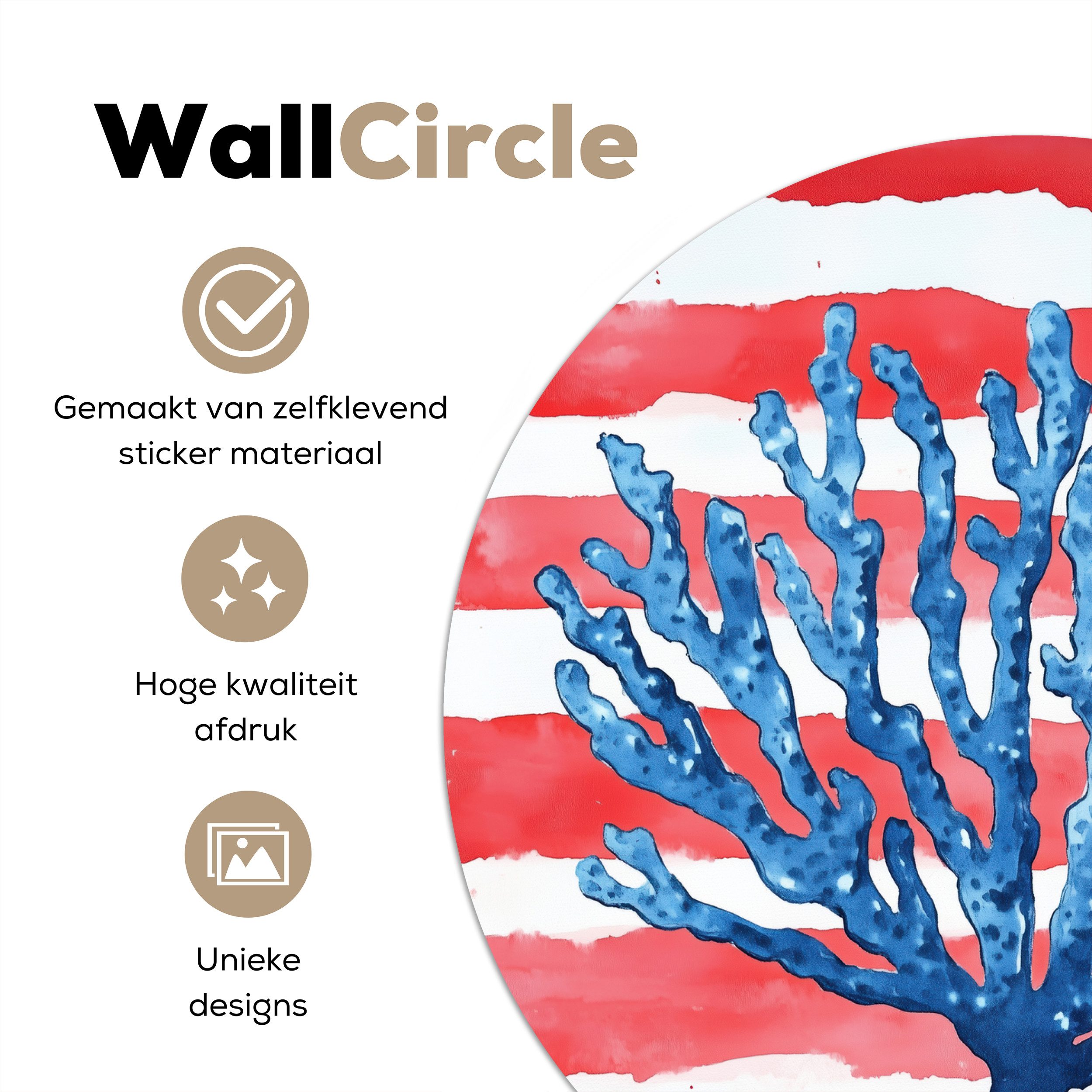 MuchoWow Wandsticker Koralle - Farbtextur - günstig online kaufen
