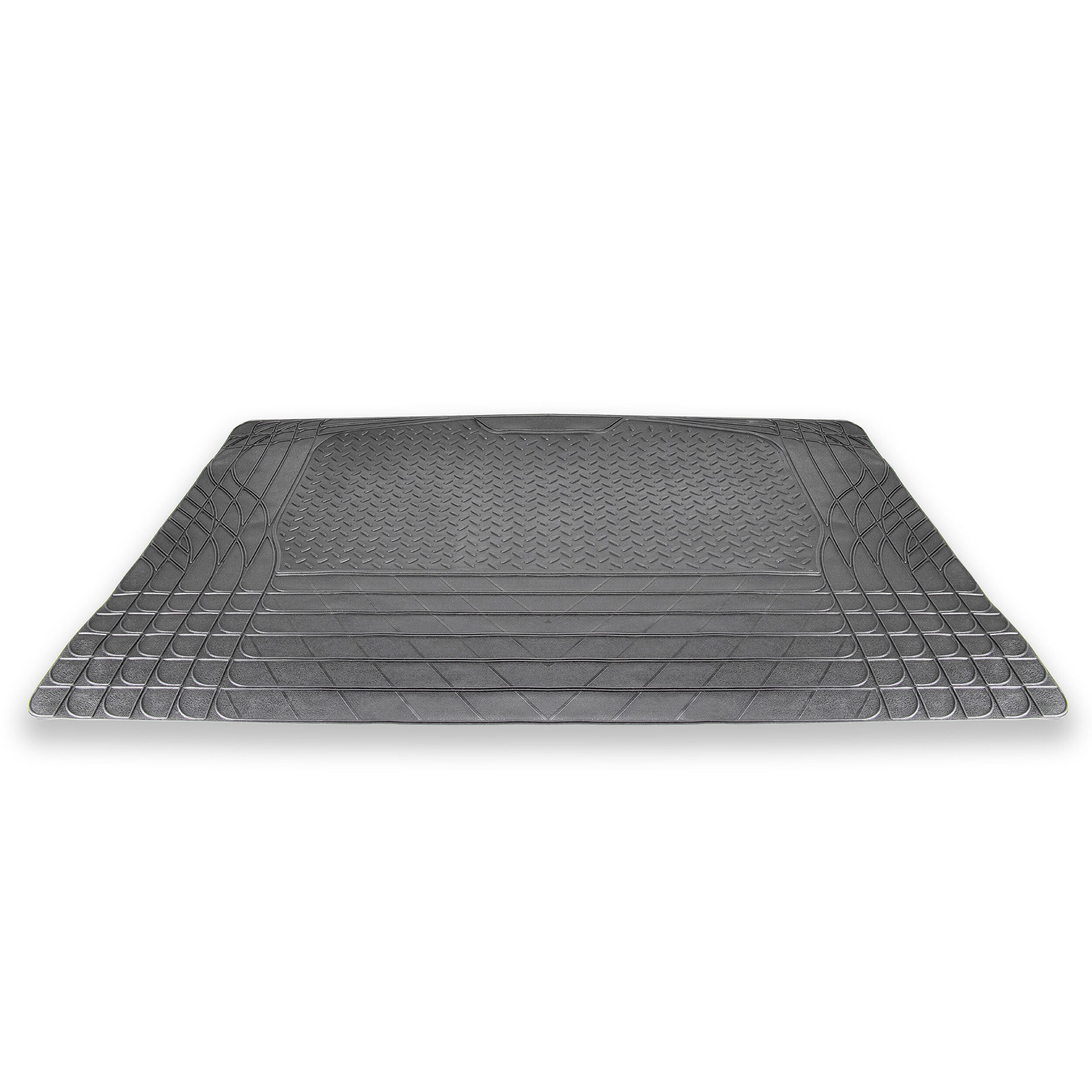 alca Kofferraummatte Kofferraummatte Gummimatte zuschneidbar 120x80cm universal schwarz (1 St)
