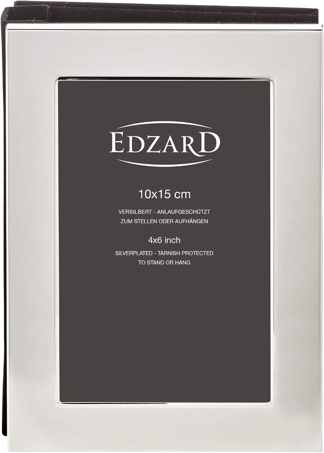 EDZARD Bilderrahmen Lugano, Fotoalbum 10x15 cm, für 80 Fotos, edel versilbe günstig online kaufen