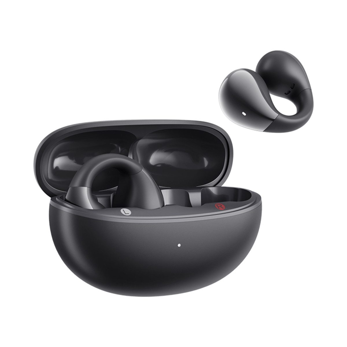 QCY QT33 Bluetooth-Kopfhörer (Sprachassistent kompatibel, Touch Steuerung, Bluetooth, Open Ear Clip Design mit sicherem Halt und Multipoint Verbindung)