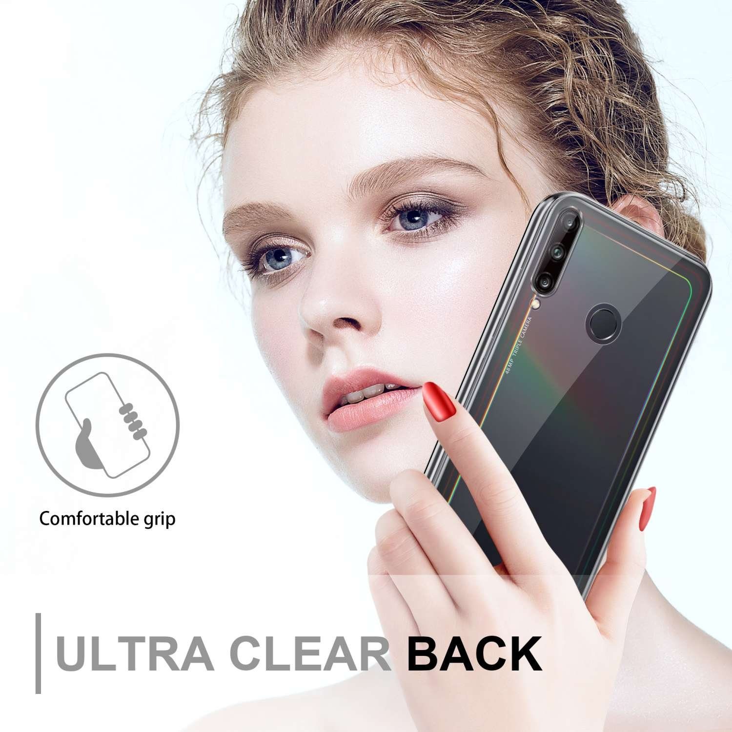 Cadorabo Handyhülle für Huawei P40 LITE E Hülle Huawei P40 LITE E, Flexible Case Handy Schutzhülle - Hülle - Back Cover 360° Grad